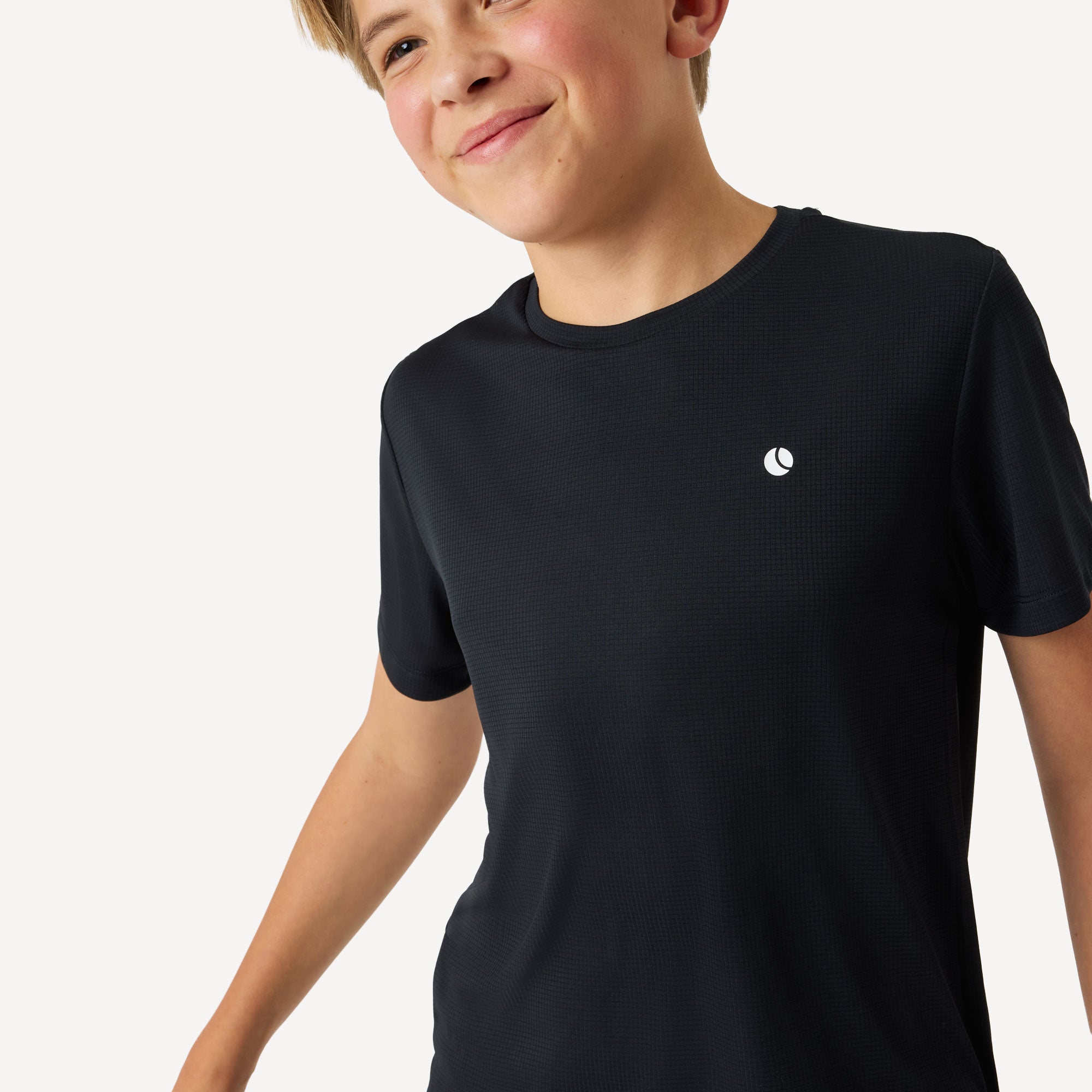 Björn Borg Ace Boys' Light Tennis Shirt - Black (5)