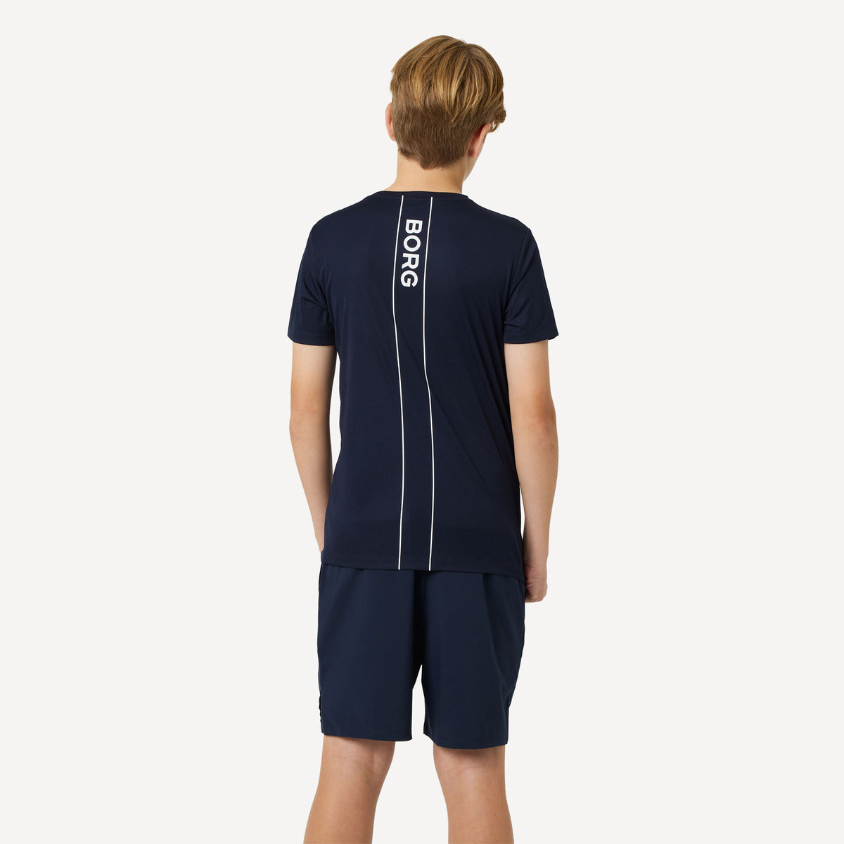 Björn Borg Ace Boys' Light Tennis Shirt - Dark Blue (2)