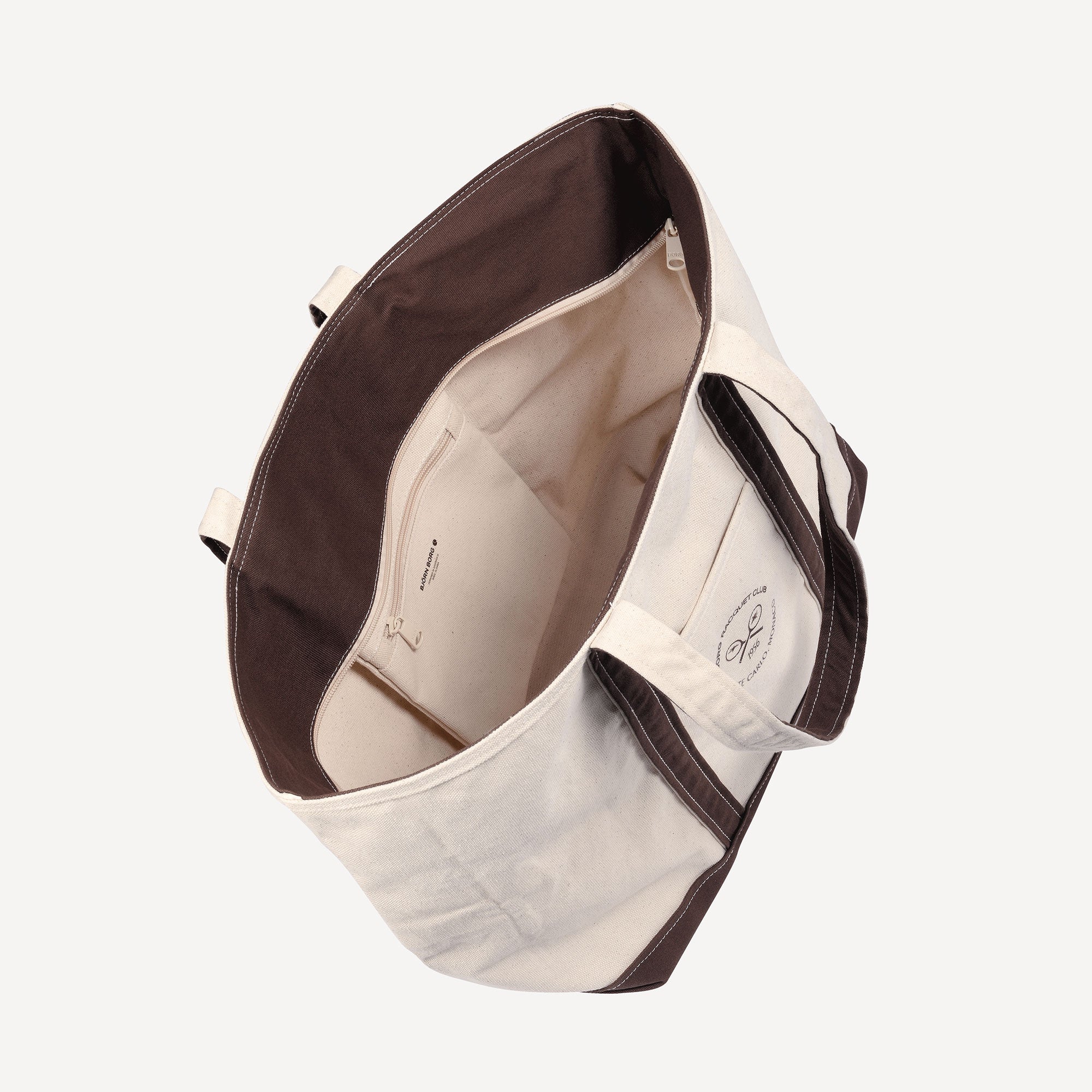 Björn Borg Ace Canvas Tote Bag - Off-white (4)