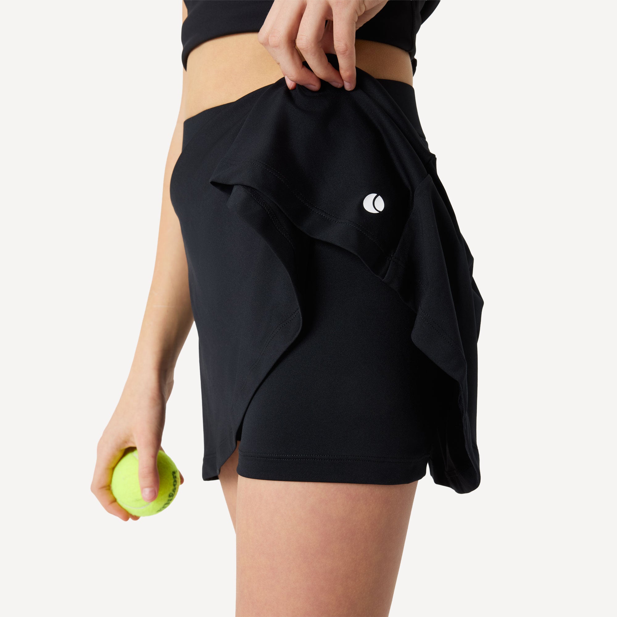 Björn Borg Ace Girls' Jersey Tennis Skirt - Black (3)