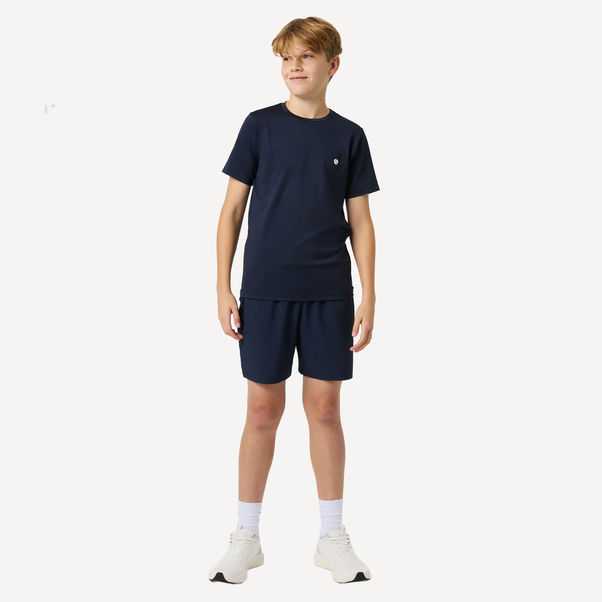 Björn Borg Ace Girls' Slim Tennis Shirt - Dark Blue (3)