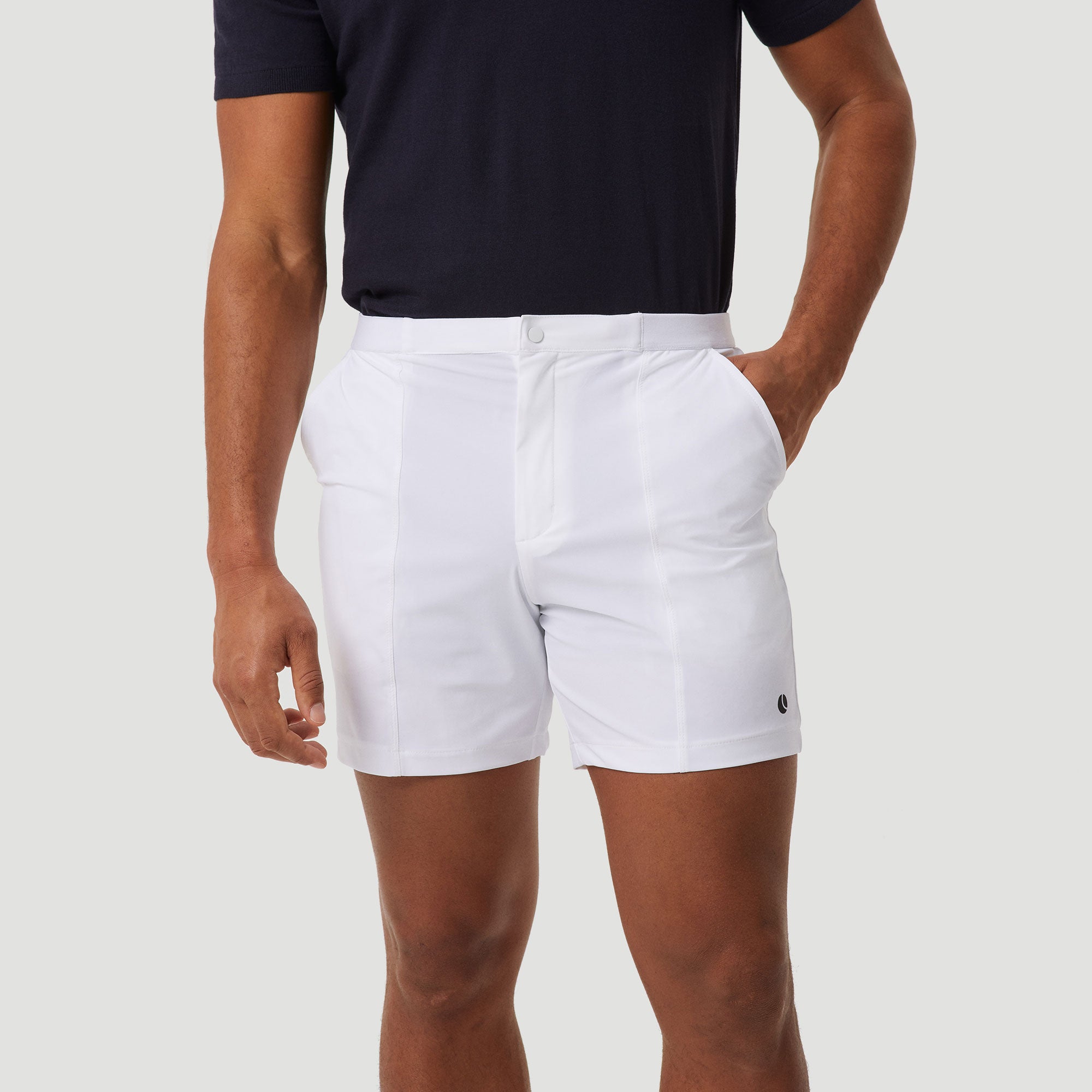 Björn Borg Ace Men's 7-Inch Tennis Shorts - White (1)