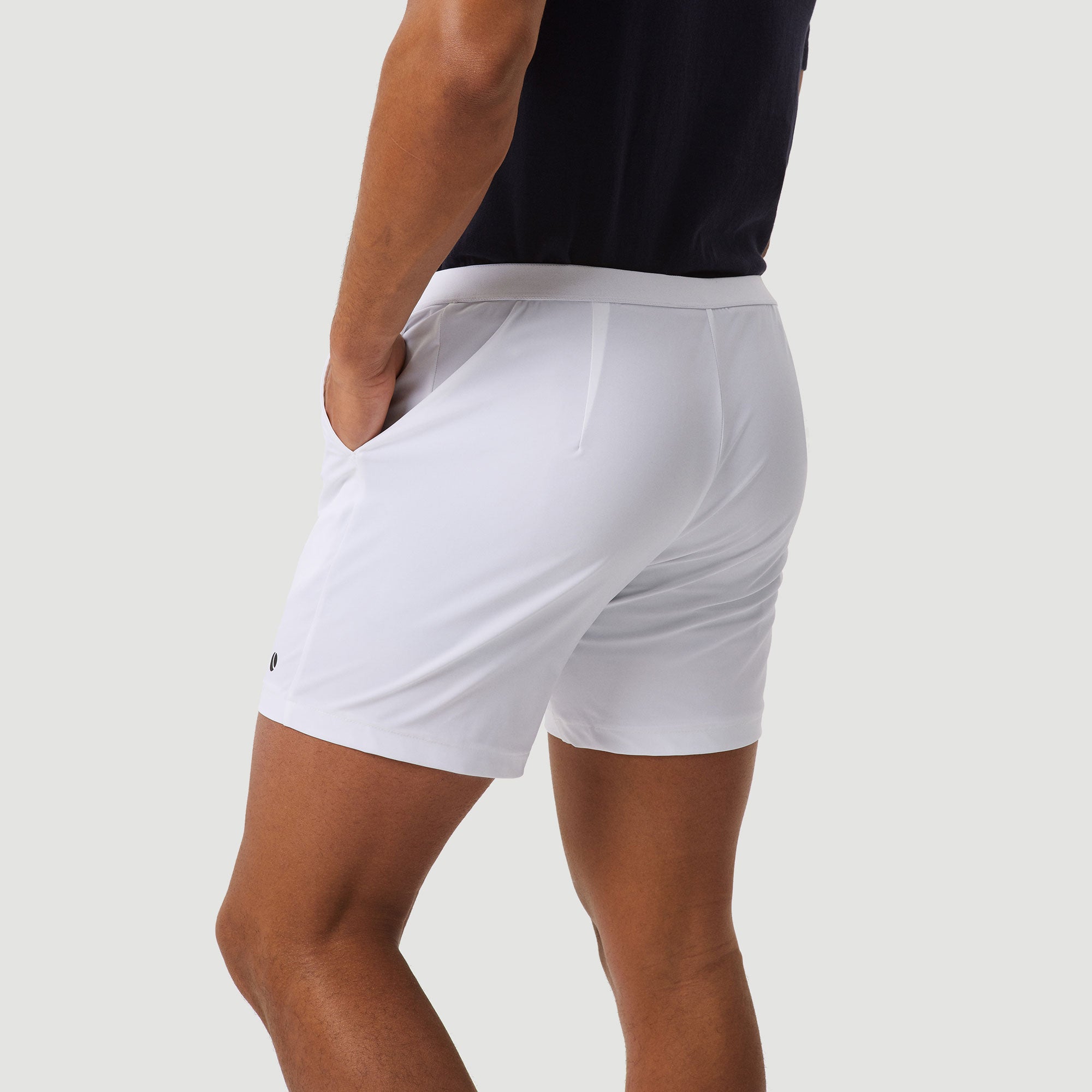 Björn Borg Ace Men's 7-Inch Tennis Shorts - White (2)