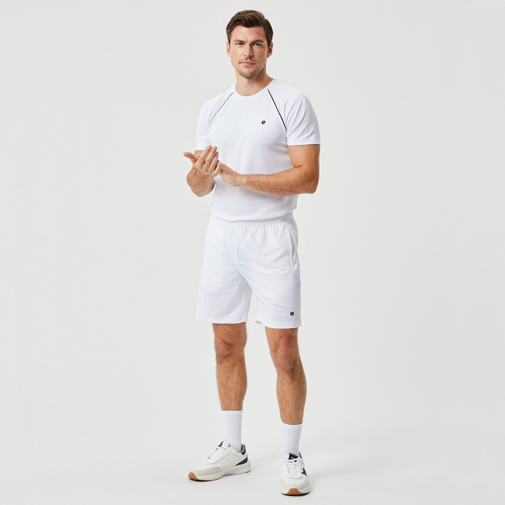Björn Borg Ace Men's 9-Inch Tennis Shorts - White (5)