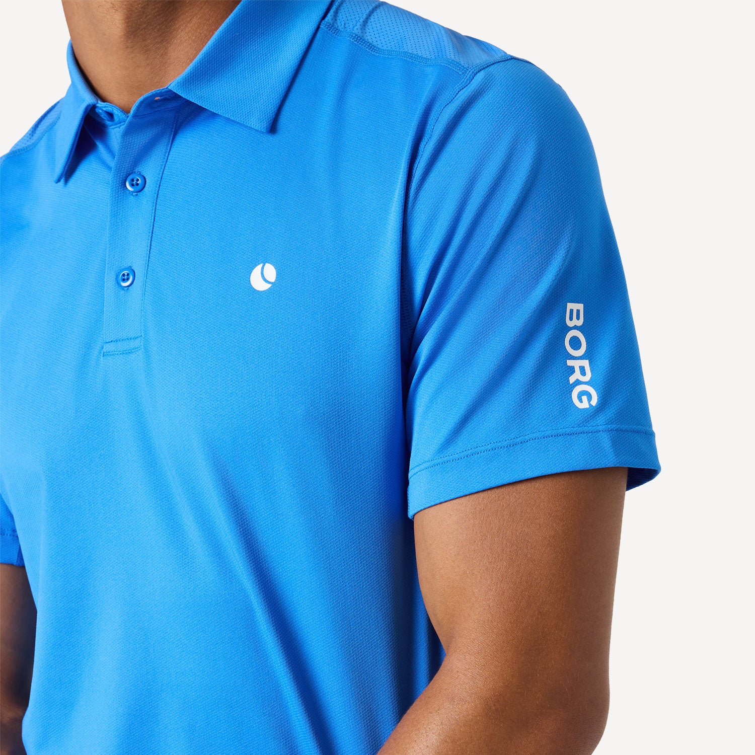Björn Borg Ace Men's Mesh Panel Tennis Polo - Blue (5)