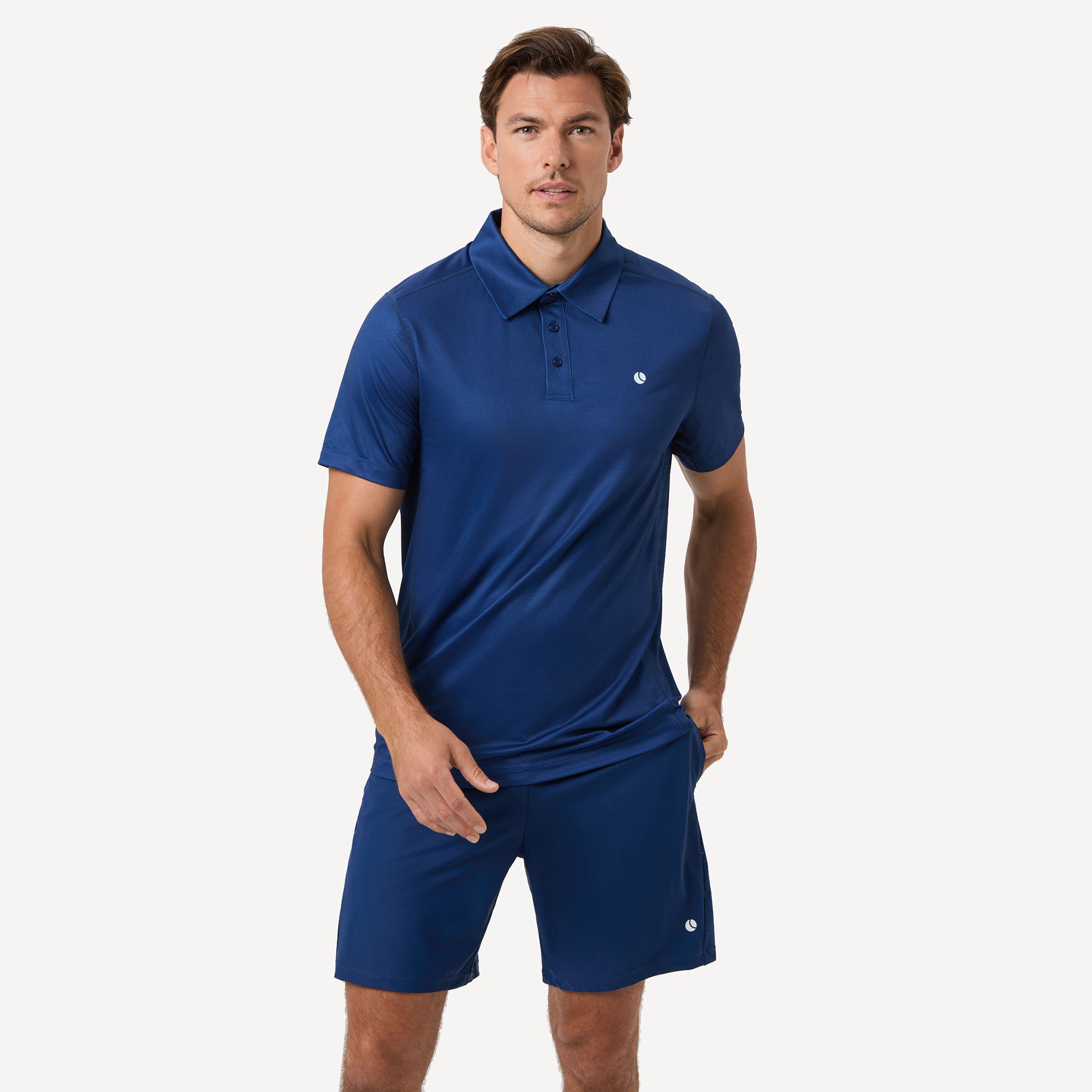 Björn Borg Ace Men's Mesh Panel Tennis Polo - Blue (1)