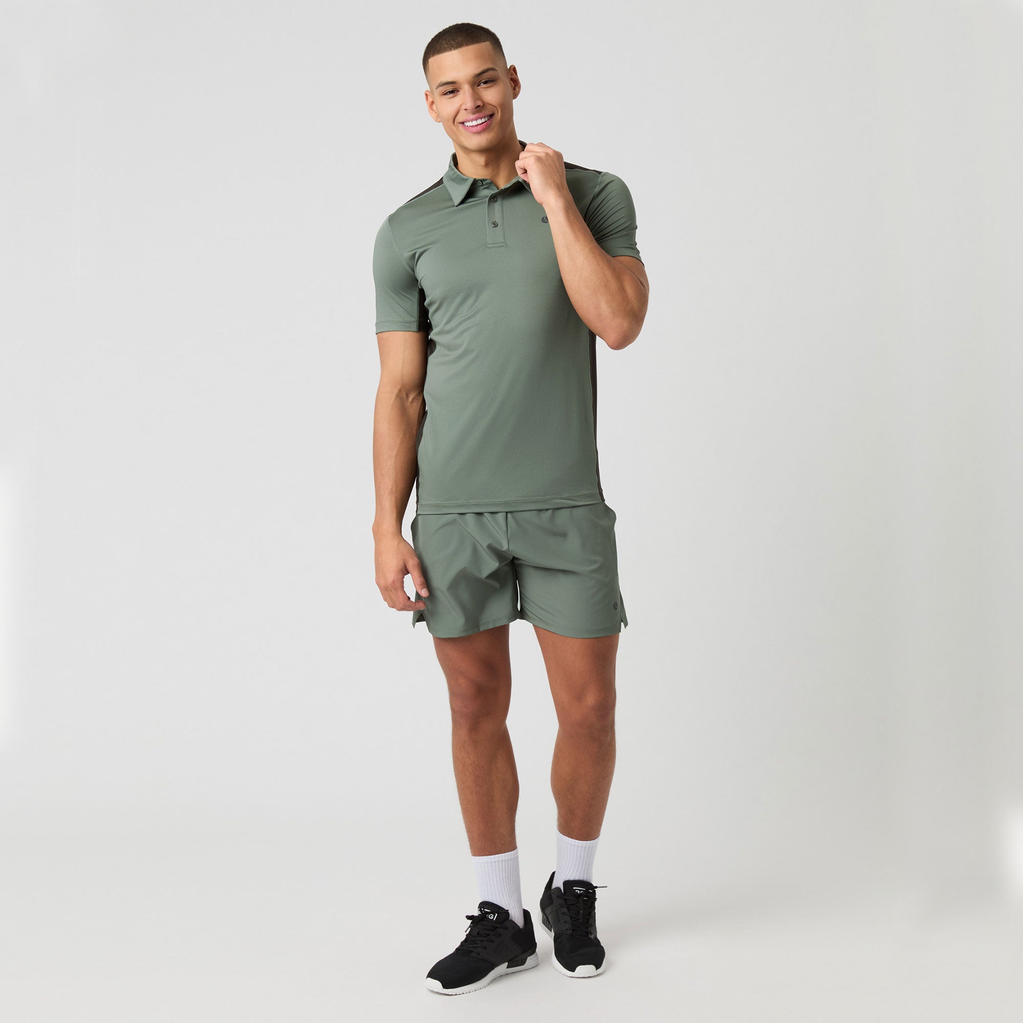 Björn Borg Ace Men's Mesh Panel Tennis Polo - Green (3)