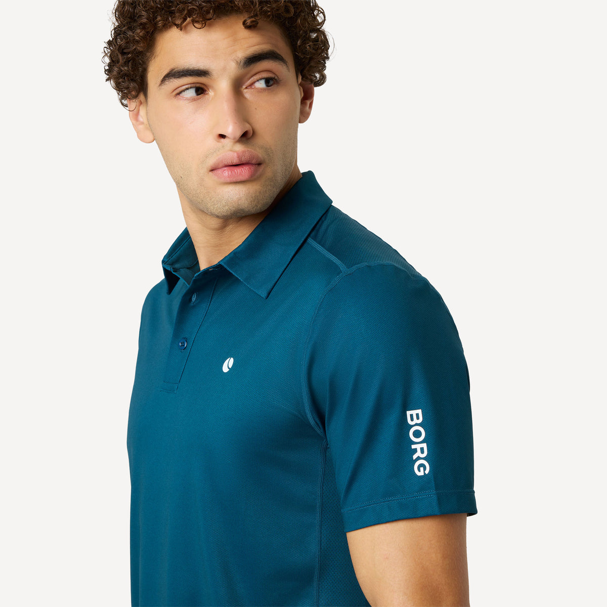 Björn Borg Ace Men's Mesh Panel Tennis Polo - Green (5)