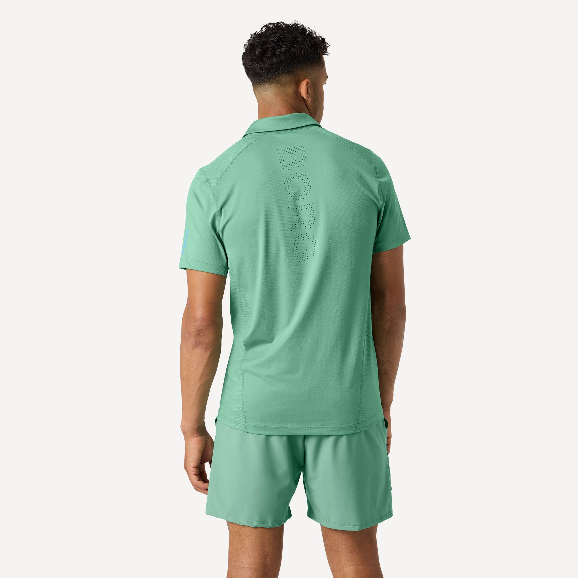 Björn Borg Ace Men's Mesh Panel Tennis Polo - Green (2)