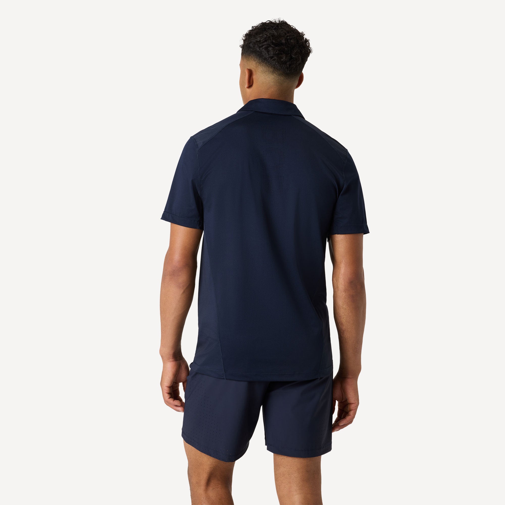 Björn Borg Ace Men's Mesh Panel Tennis Polo - Dark Blue (2)