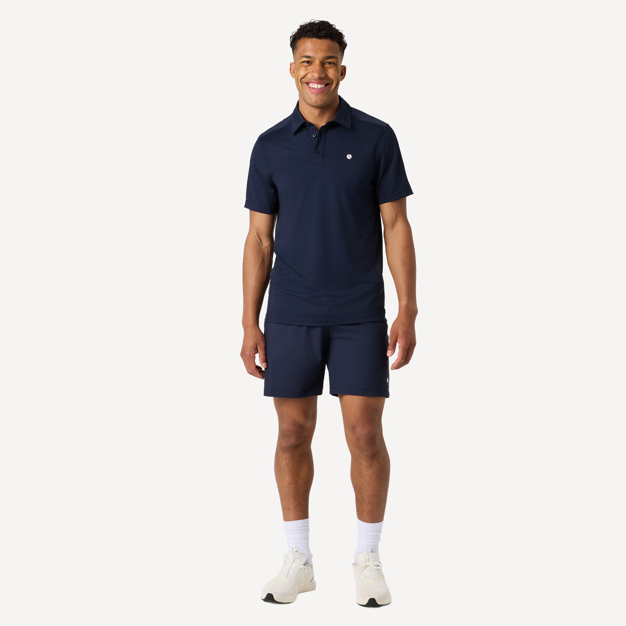 Björn Borg Ace Men's Mesh Panel Tennis Polo - Dark Blue (3)