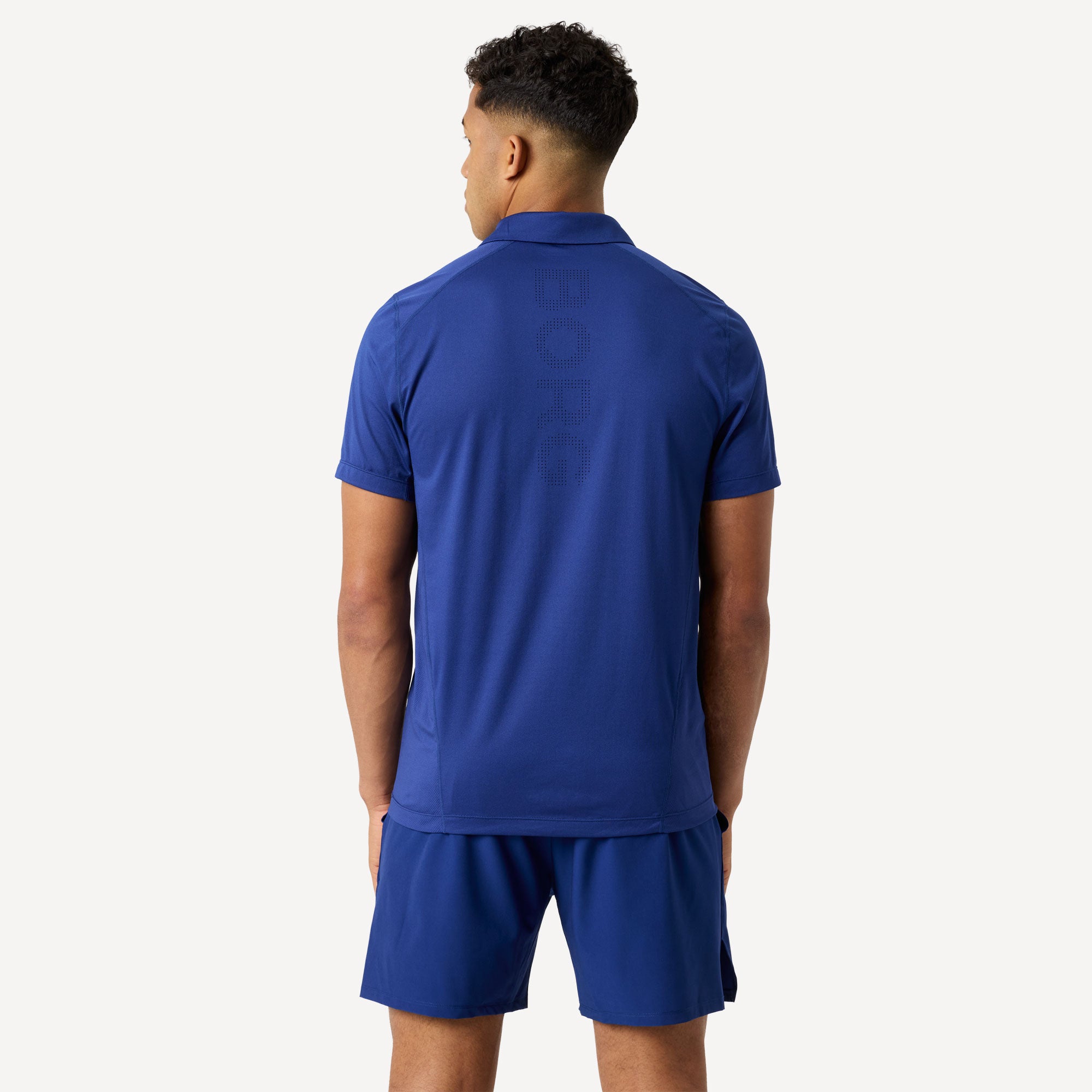 Björn Borg Ace Men's Mesh Panel Tennis Polo - Blue (2)