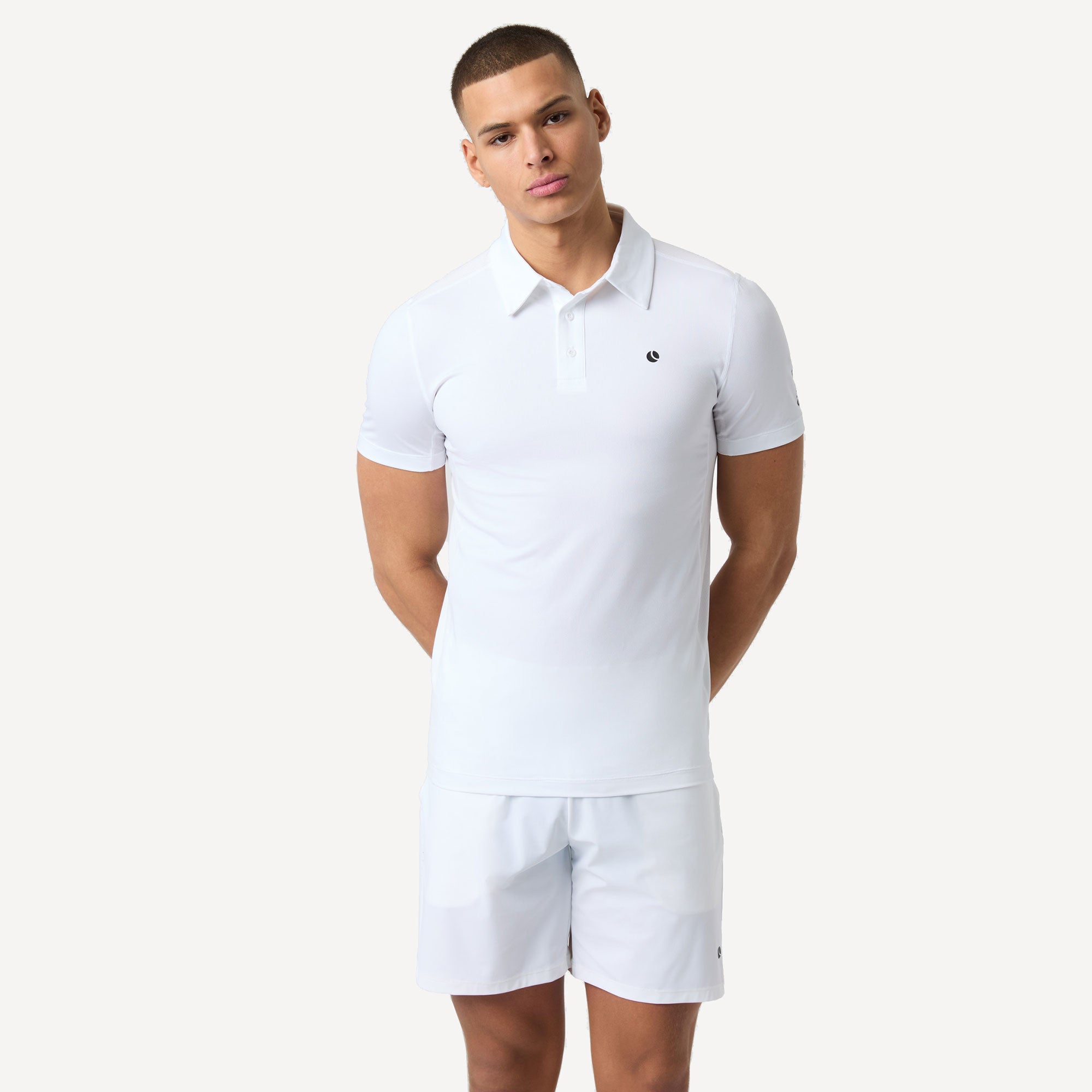 Björn Borg Ace Men's Mesh Panel Tennis Polo - White (1)