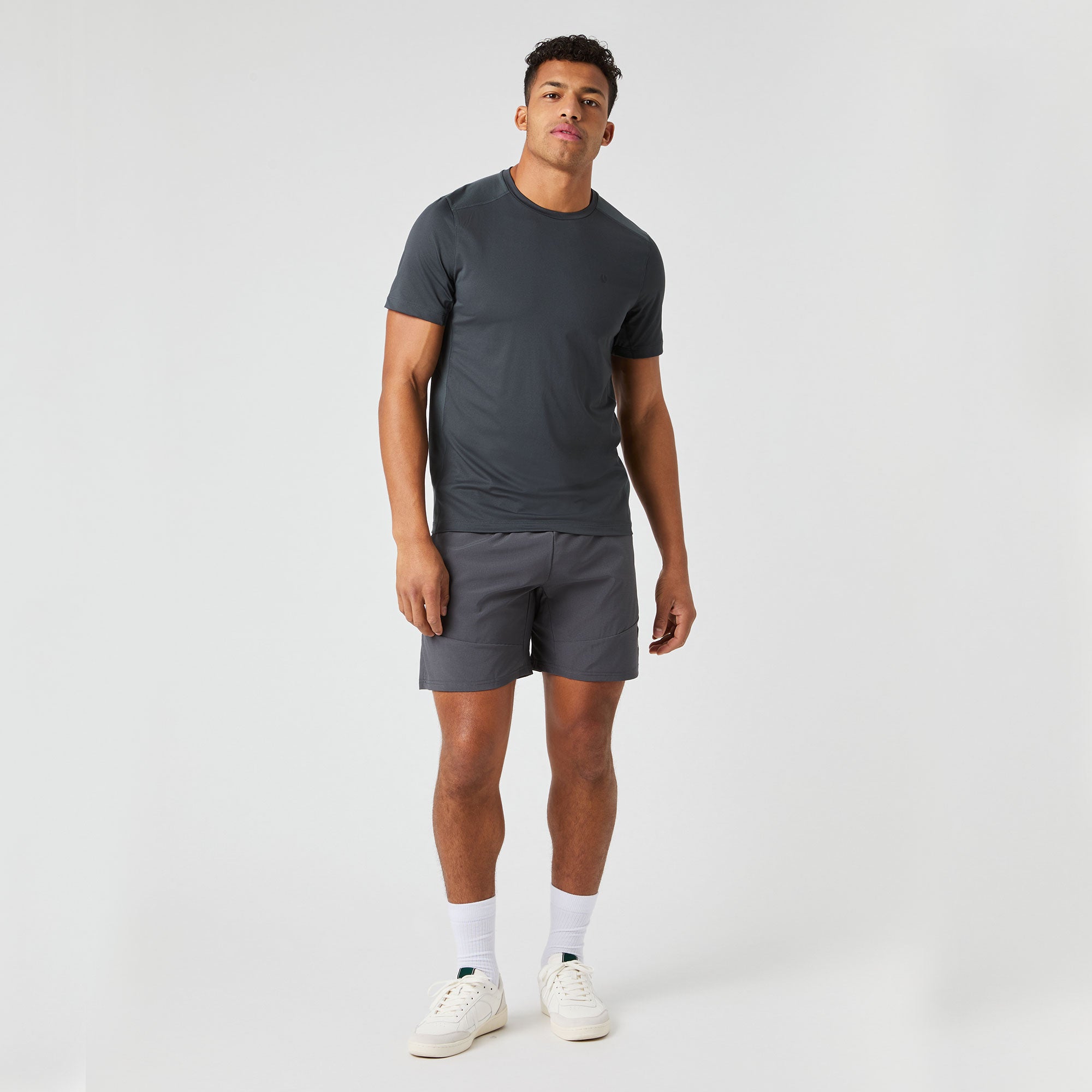 Björn Borg Ace Men's Mesh Panel Tennis Shirt - Grey (3)