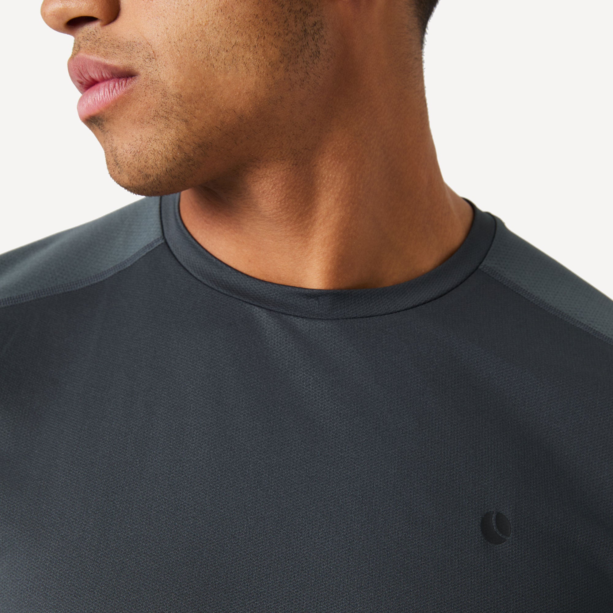 Björn Borg Ace Men's Mesh Panel Tennis Shirt - Grey (4)