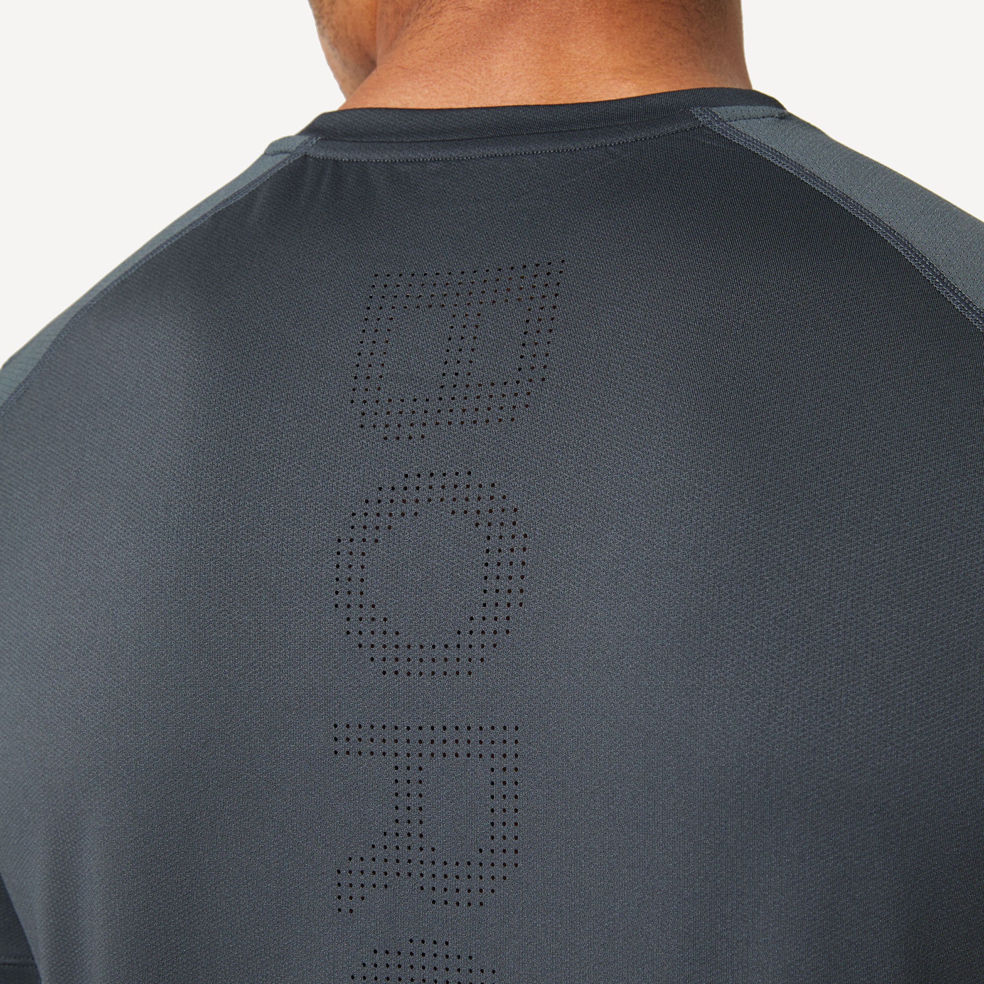 Björn Borg Ace Men's Mesh Panel Tennis Shirt - Grey (5)