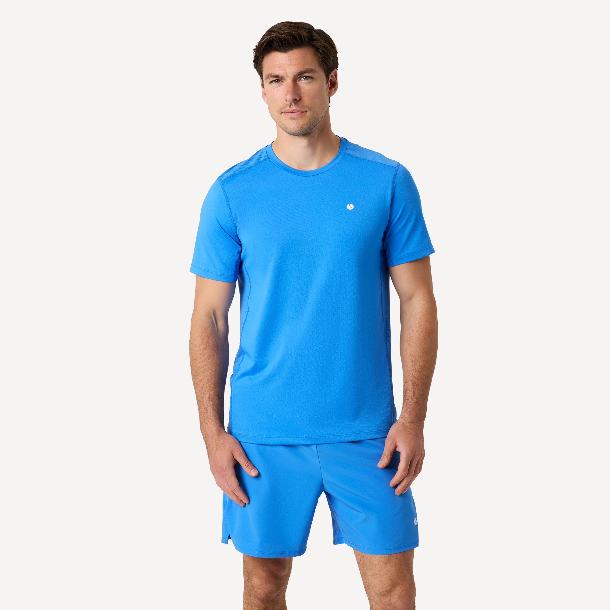 Björn Borg Ace Men's Mesh Panel Tennis Shirt - Blue (1)