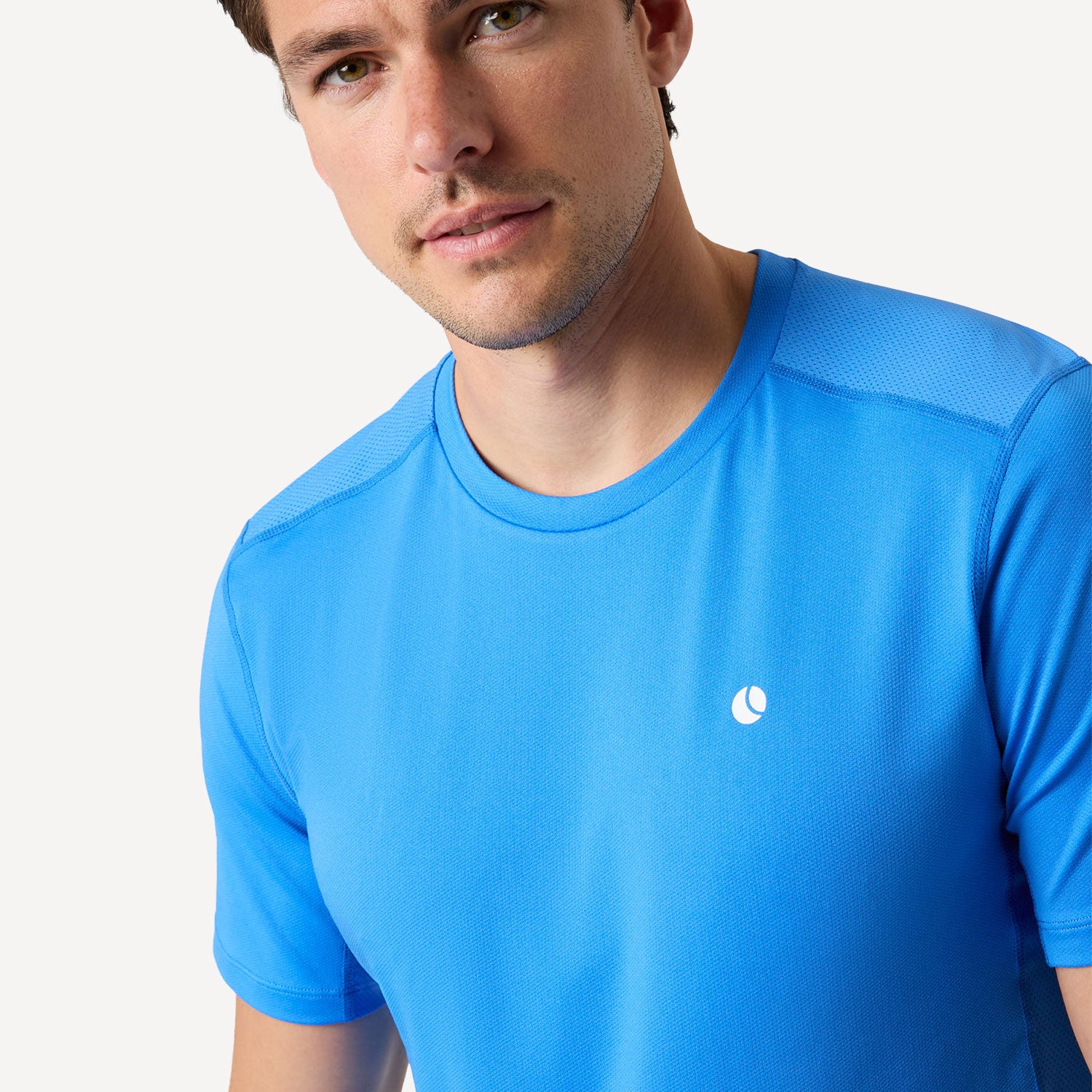 Björn Borg Ace Men's Mesh Panel Tennis Shirt - Blue (5)