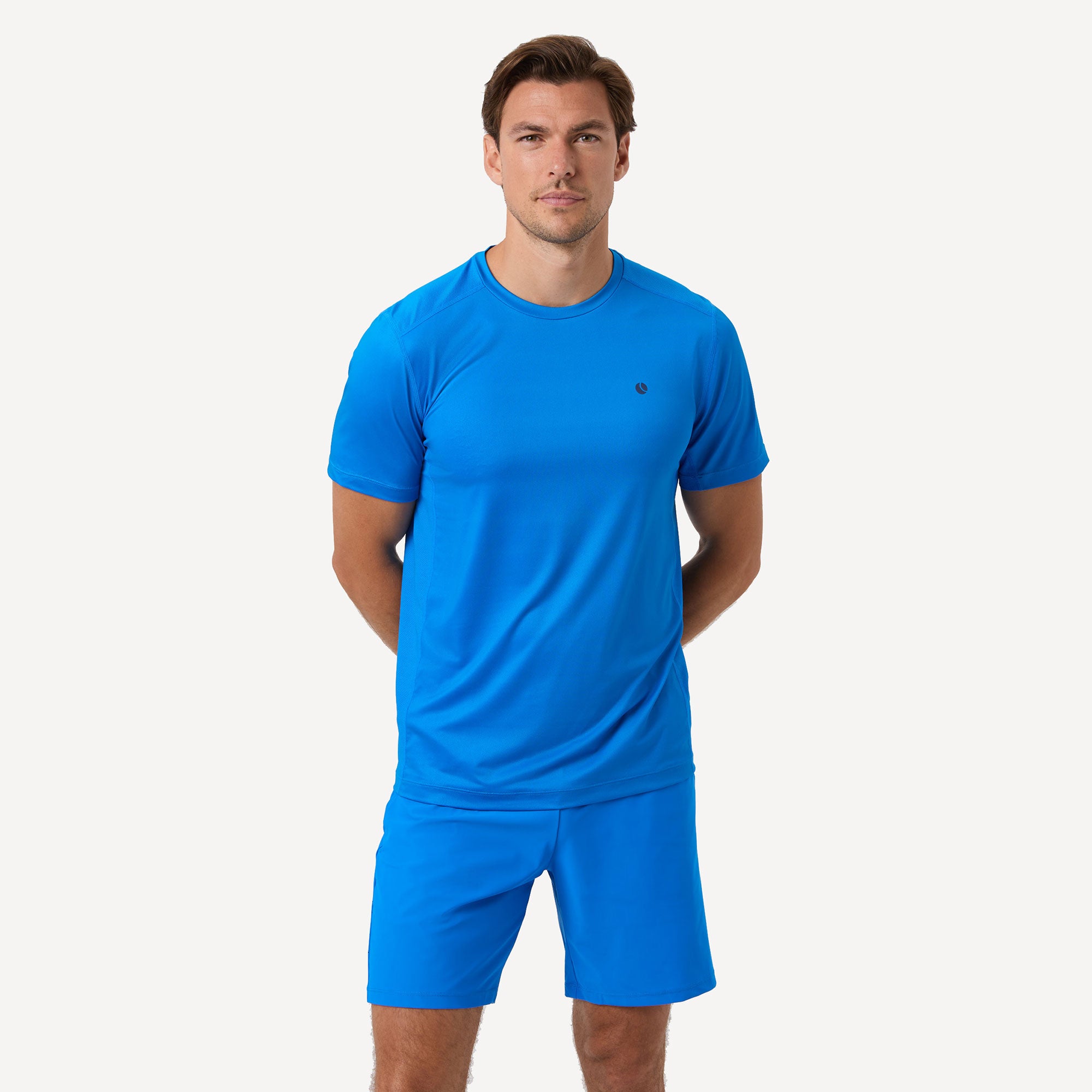 Björn Borg Ace Men's Mesh Panel Tennis Shirt - Blue (1)