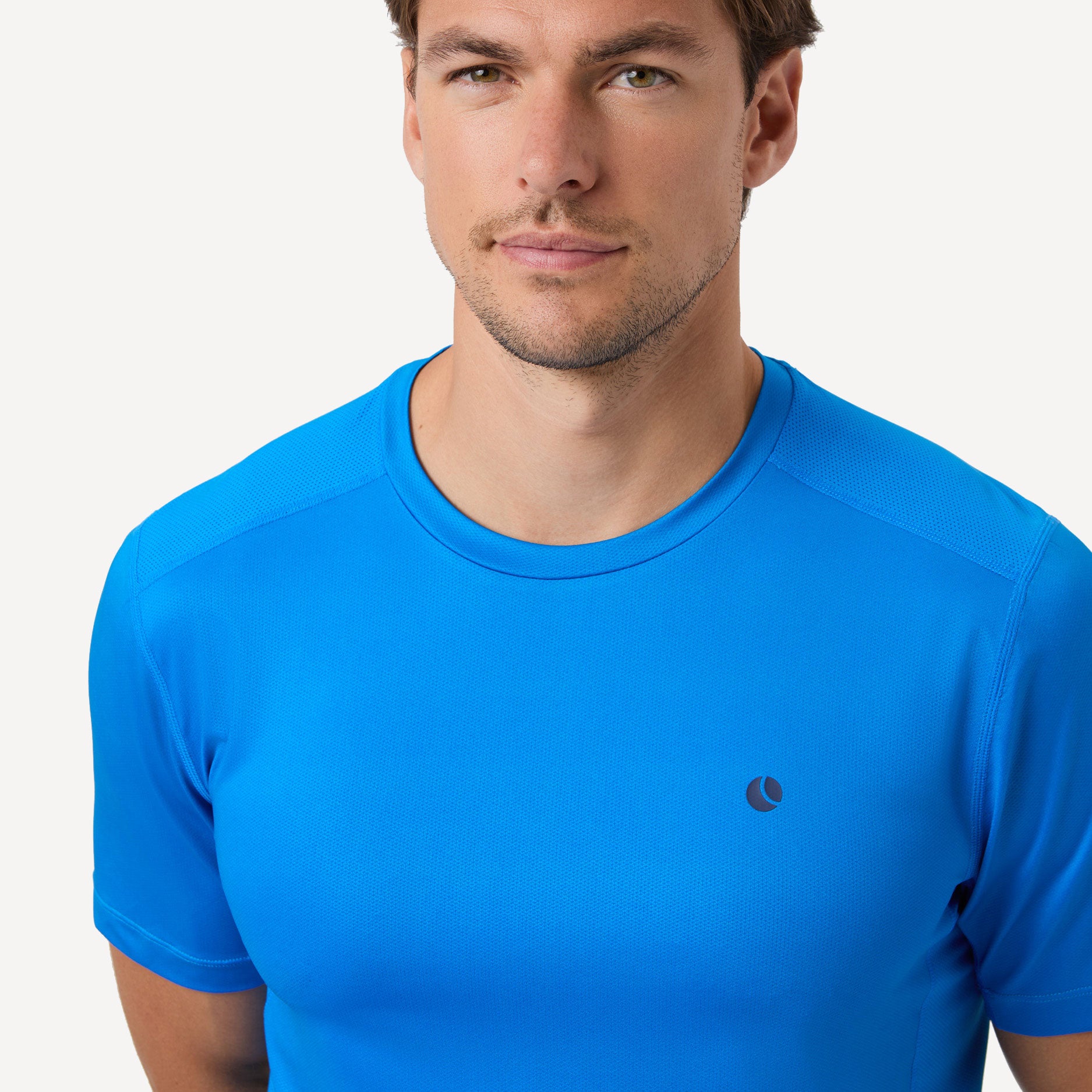Björn Borg Ace Men's Mesh Panel Tennis Shirt - Blue (6)