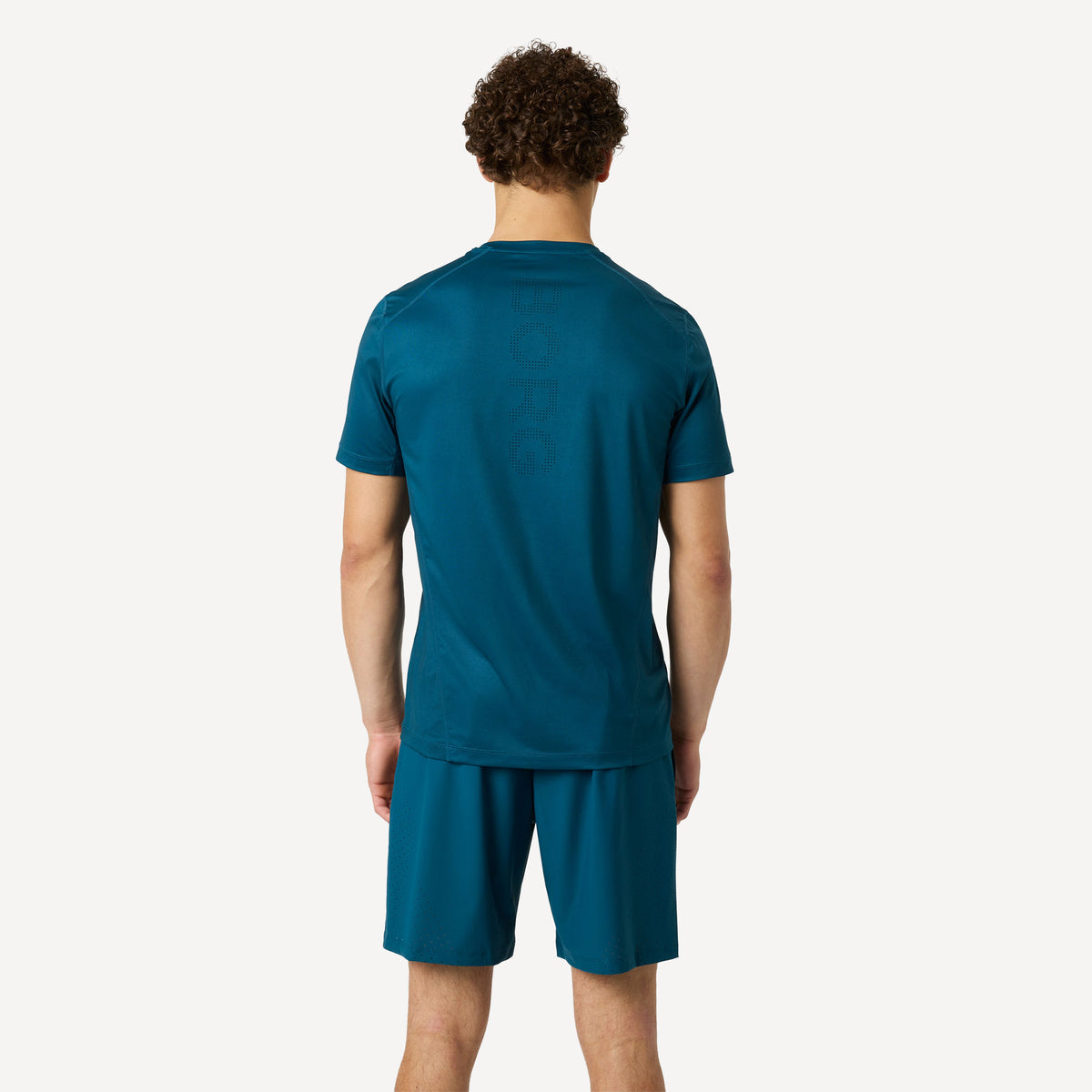 Björn Borg Ace Men's Mesh Panel Tennis Shirt - Green (2)