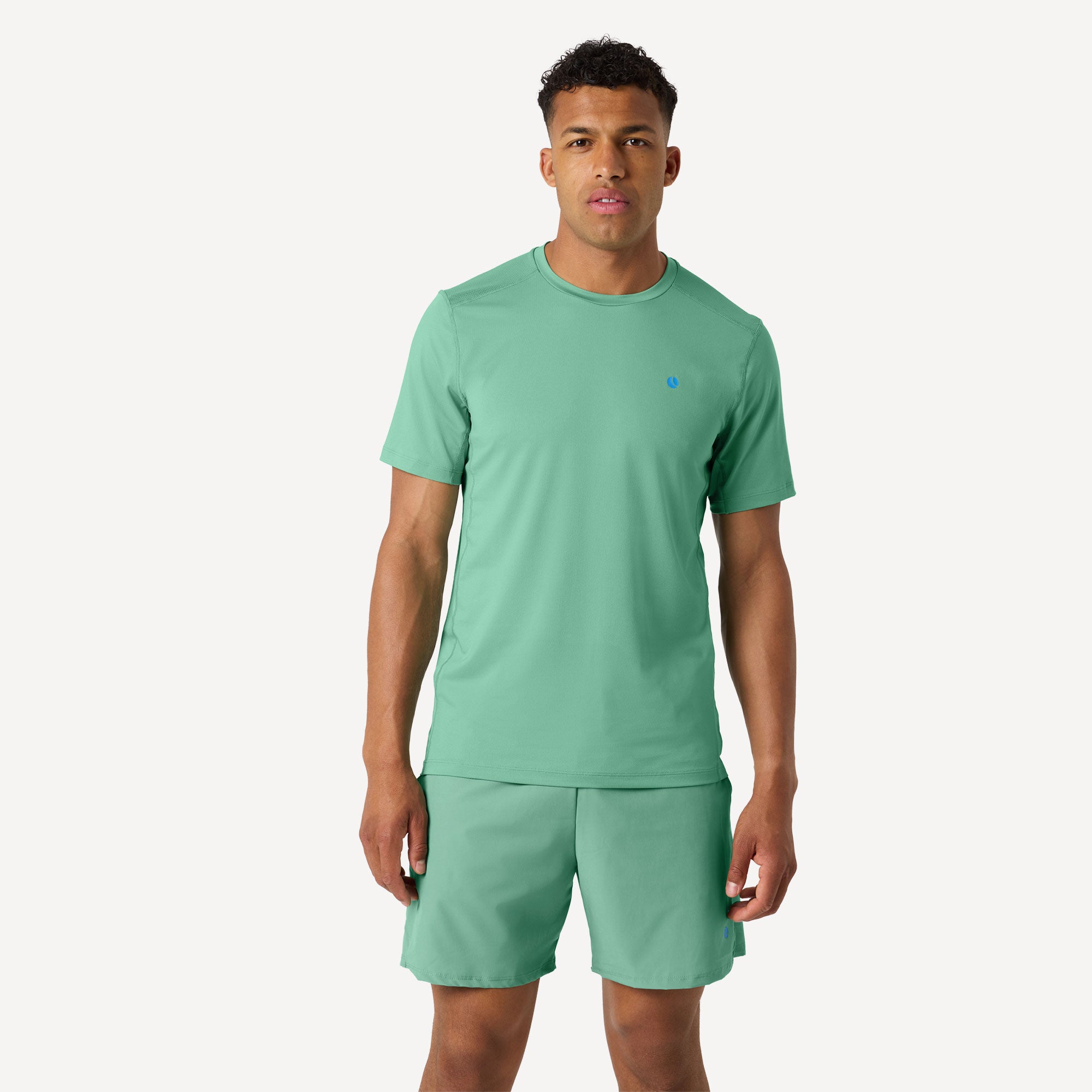 Björn Borg Ace Men's Mesh Panel Tennis Shirt - Green (1)