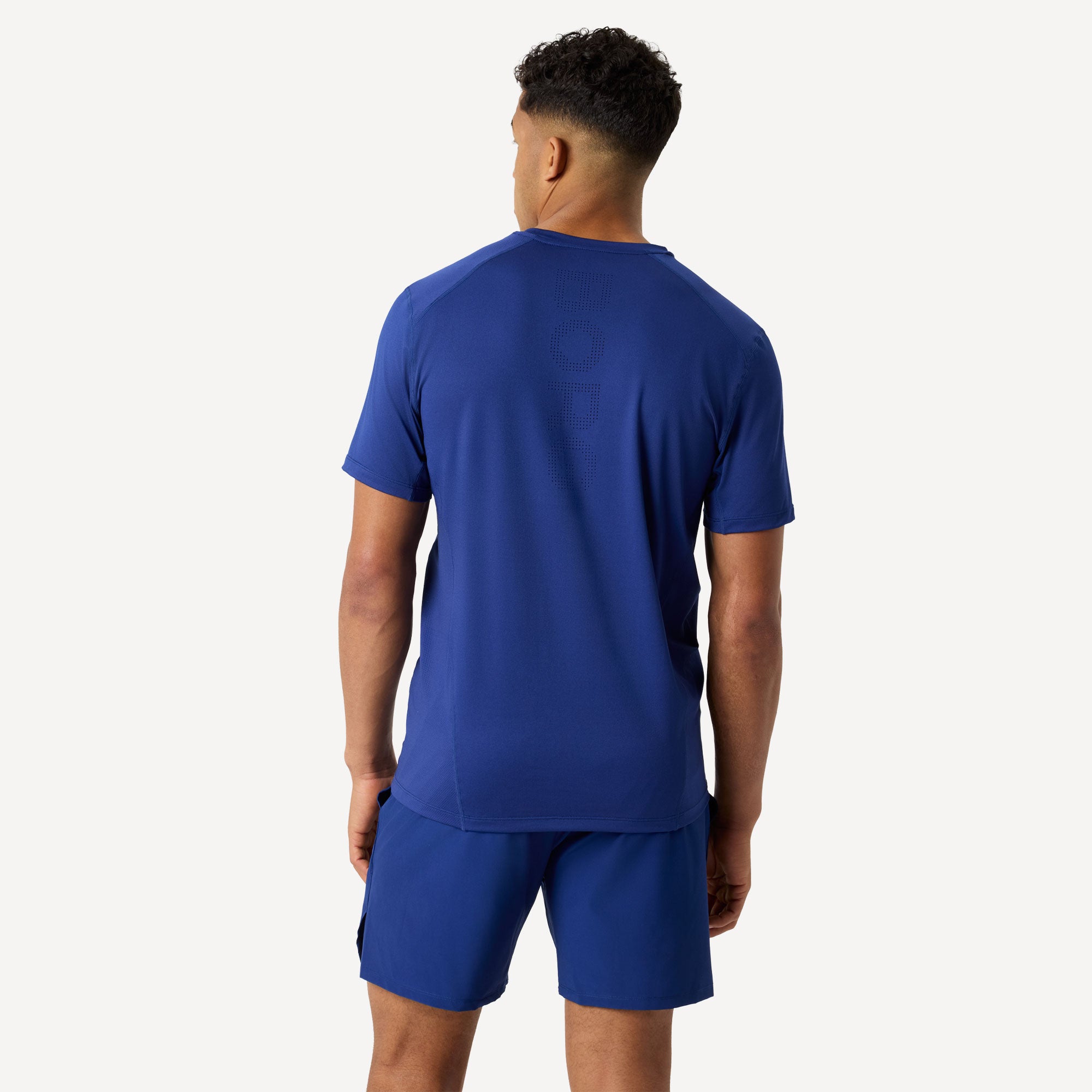 Björn Borg Ace Men's Mesh Panel Tennis Shirt - Blue (2)