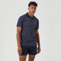 Björn Borg Ace Men's Pinstripe Tennis Polo - Dark Blue (1)