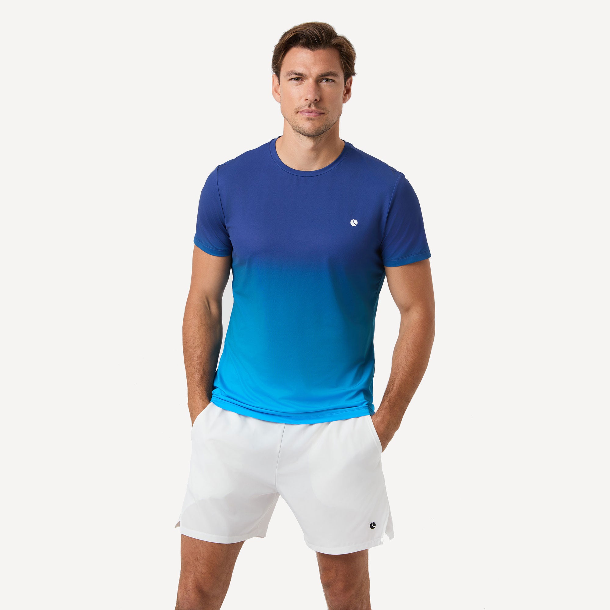 Björn Borg Ace Men's Printed Tennis Shirt - Blue (1)