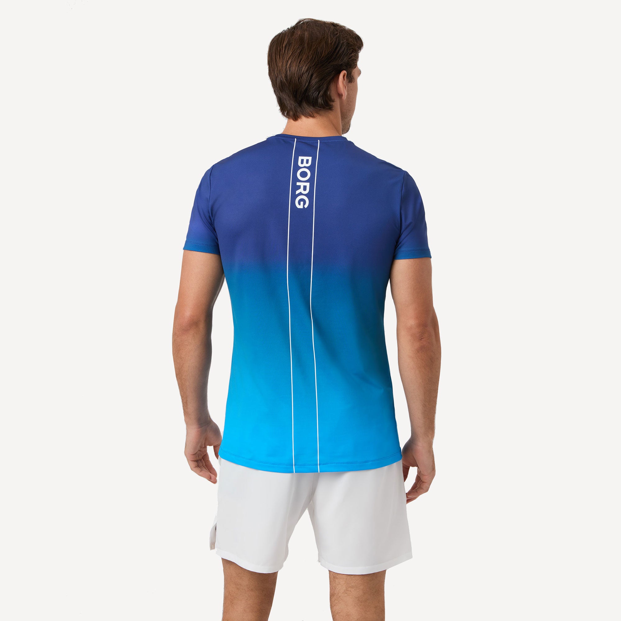 Björn Borg Ace Men's Printed Tennis Shirt - Blue (2)