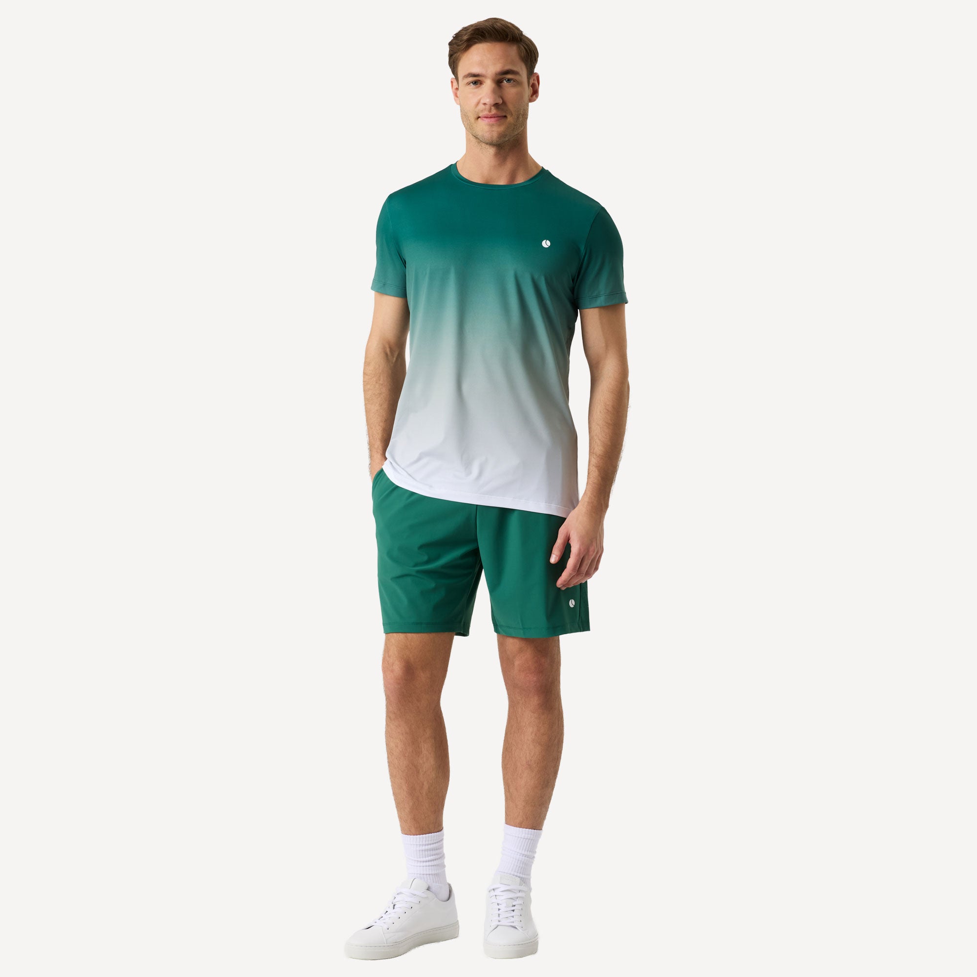 Björn Borg Ace Men's Printed Tennis Shirt - Green (3)
