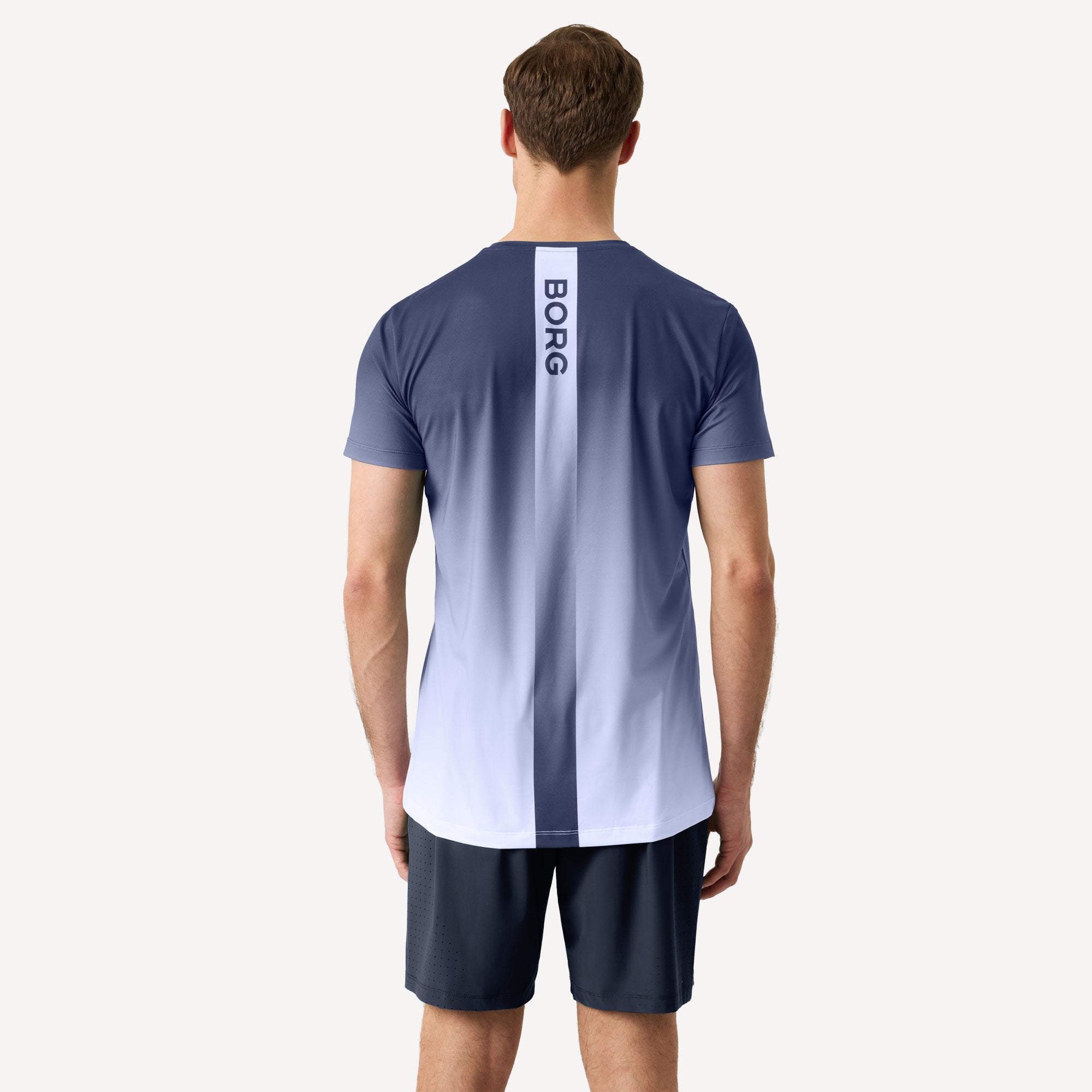 Björn Borg Ace Men's Printed Tennis Shirt - Blue (2)