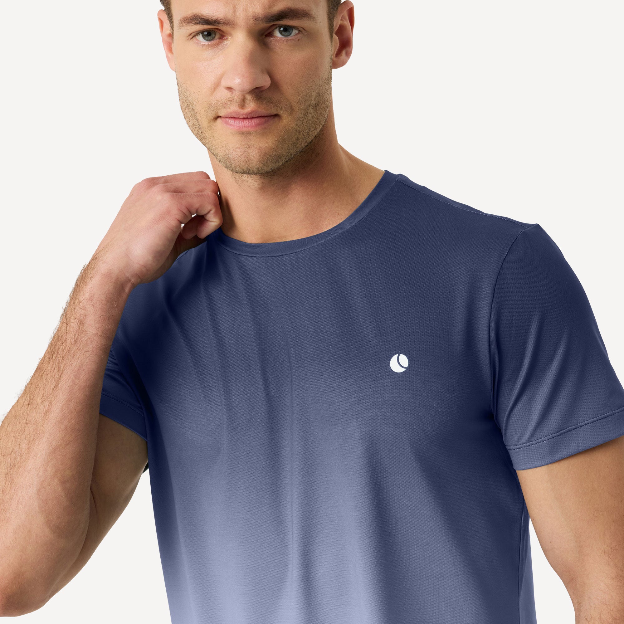 Björn Borg Ace Men's Printed Tennis Shirt - Blue (4)