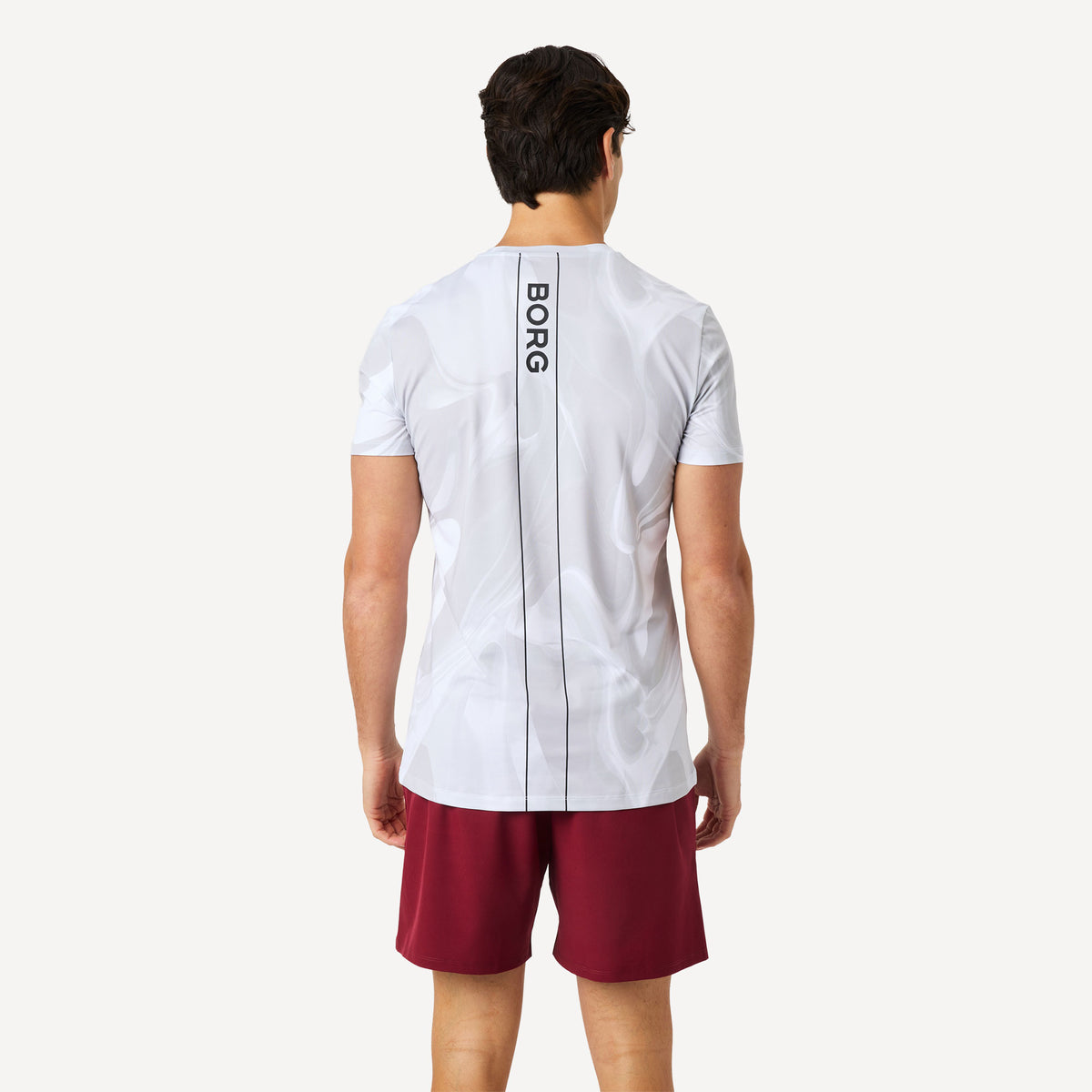 Björn Borg Ace Men's Printed Tennis Shirt - White (2)