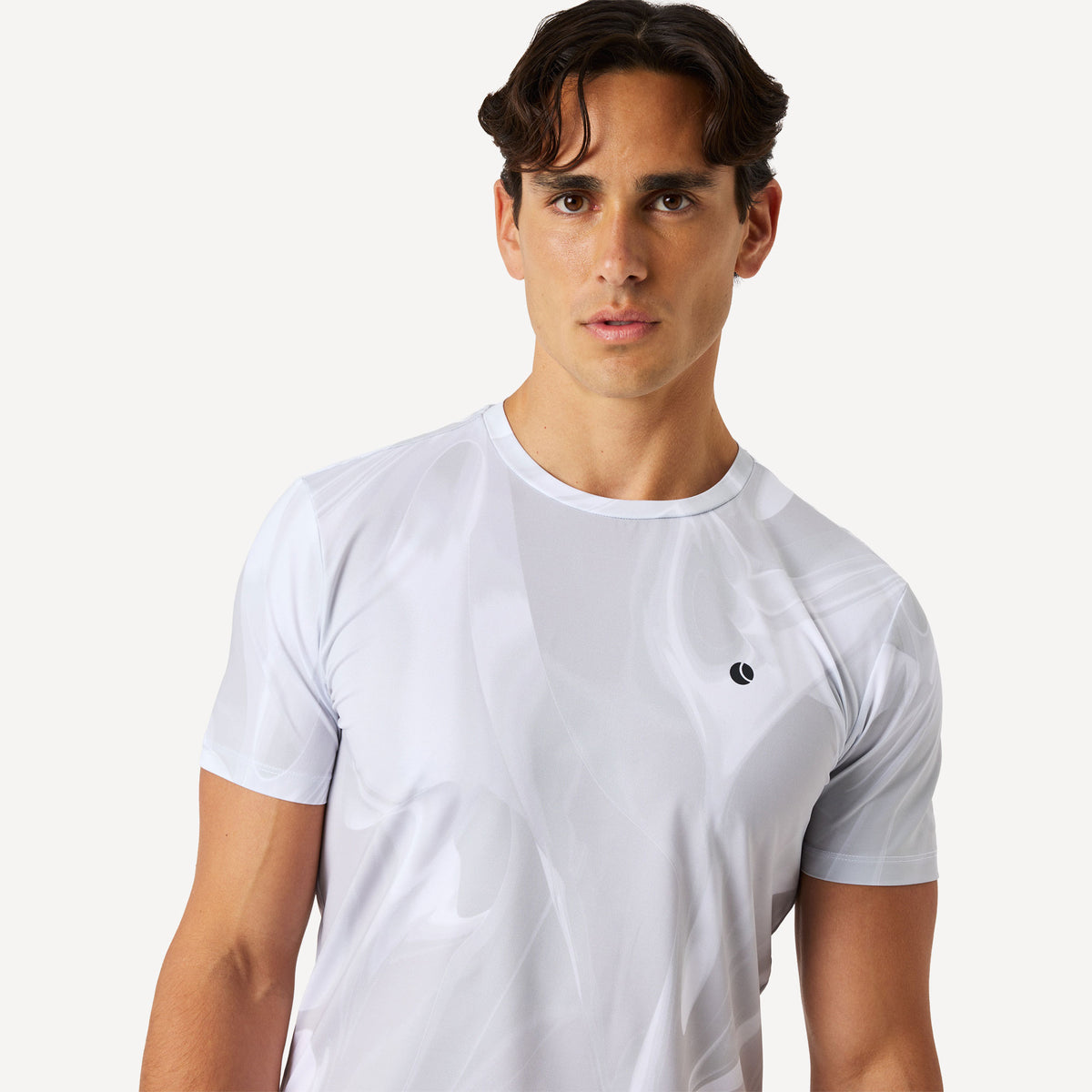 Björn Borg Ace Men's Printed Tennis Shirt - White (4)
