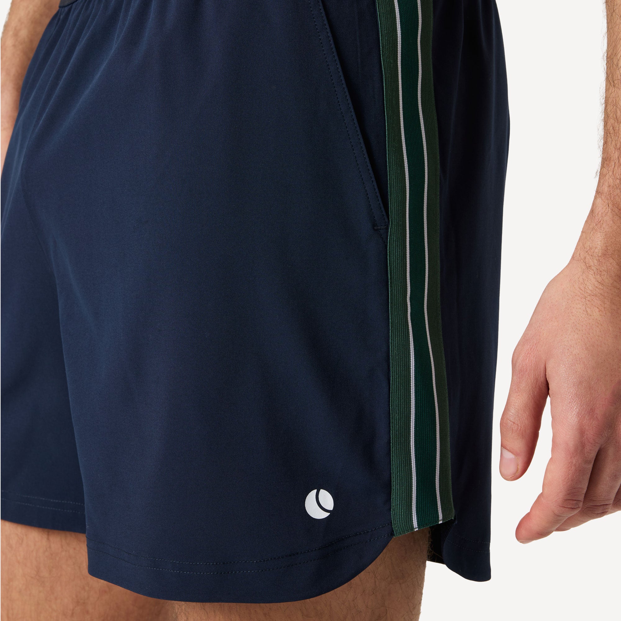 Björn Borg Ace Men's Retro 6-Inch Tennis Shorts - Dark Blue (3)