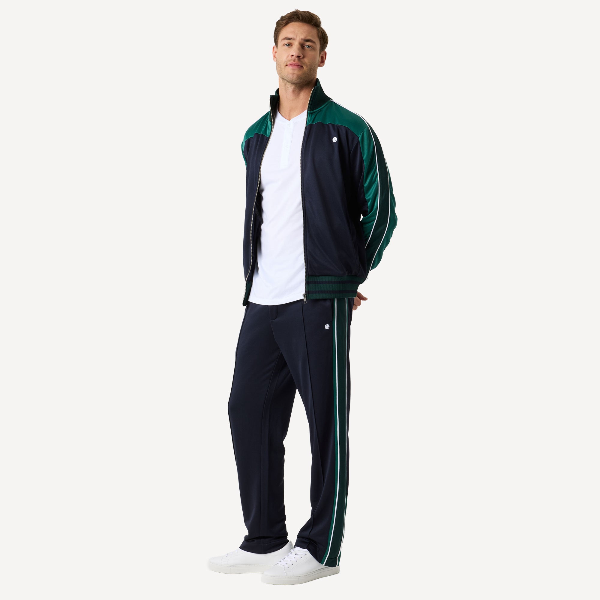 Björn Borg Ace Men's Retro Tennis Track Jacket - Dark Blue (3)