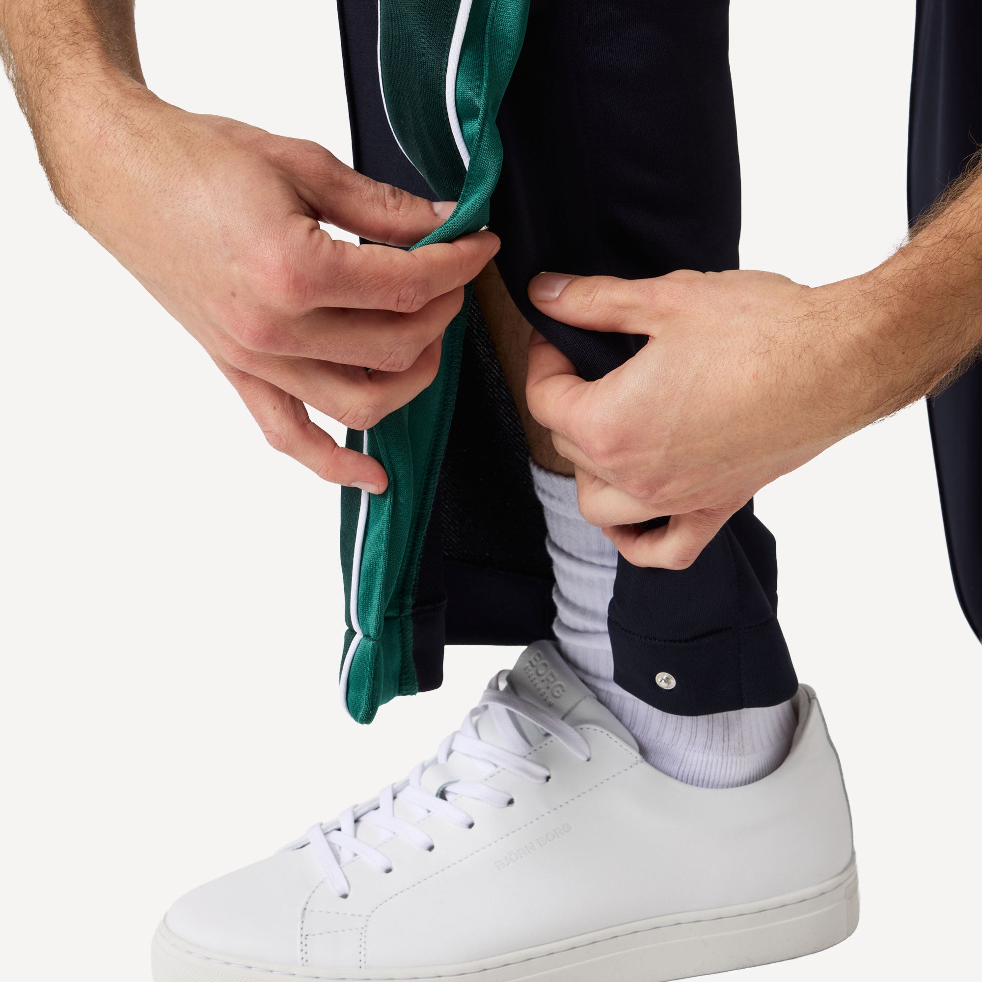 Björn Borg Ace Men's Retro Tennis Track Pants - Dark Blue (5)