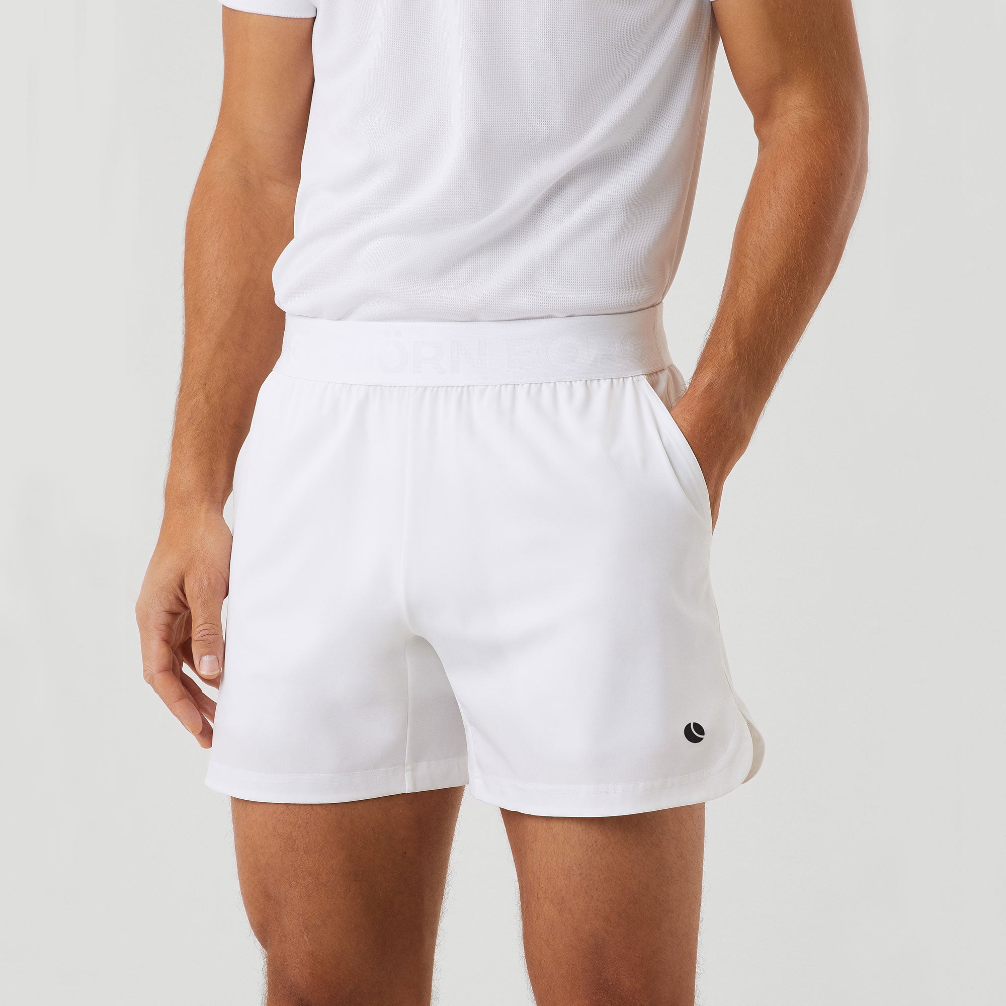 Björn Borg Ace Men's Short Tennis Shorts - White (1)