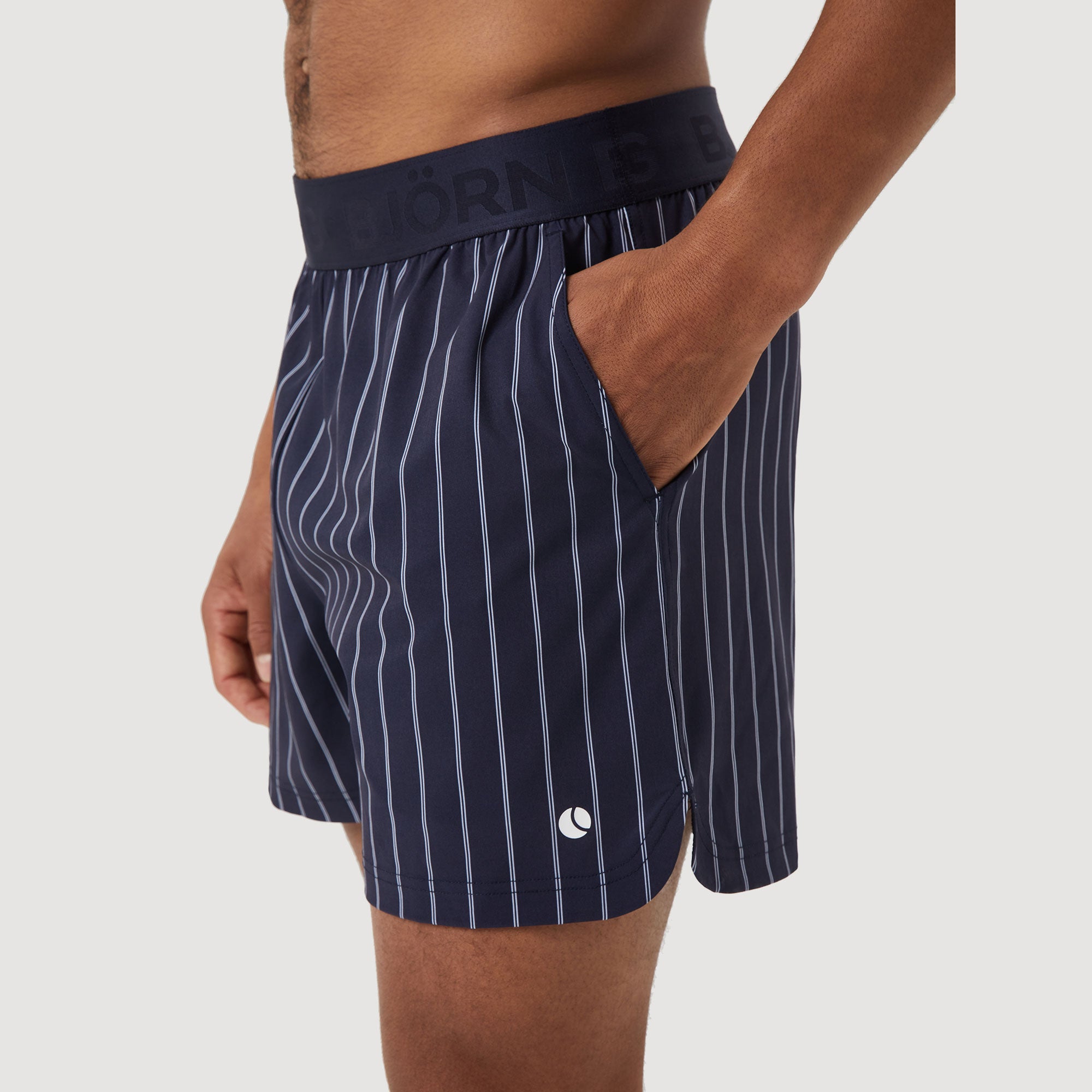 Björn Borg Ace Men's Stripe Short Tennis Shorts - Dark Blue (3)