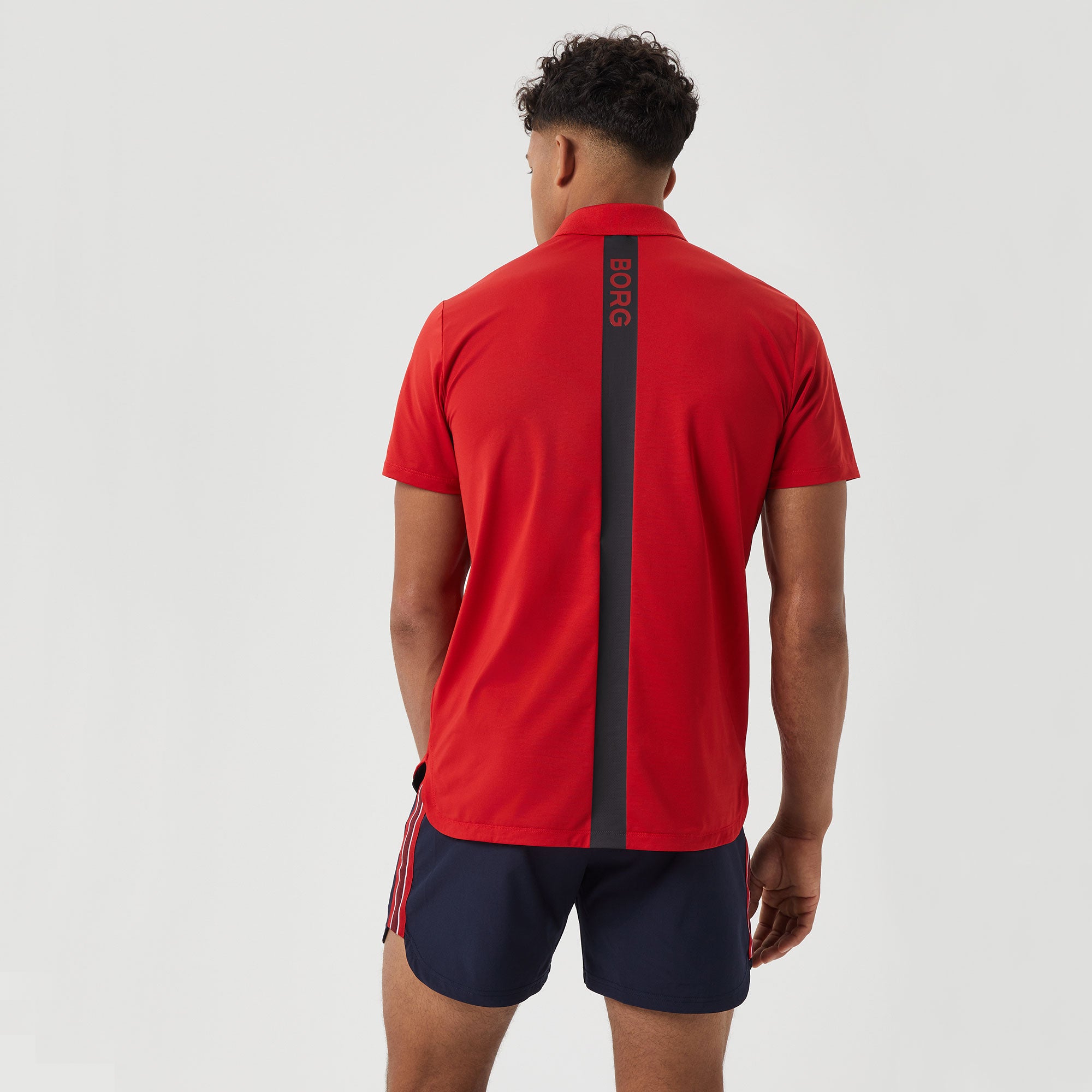 Björn Borg Ace Men's Tennis Polo - Red (2)