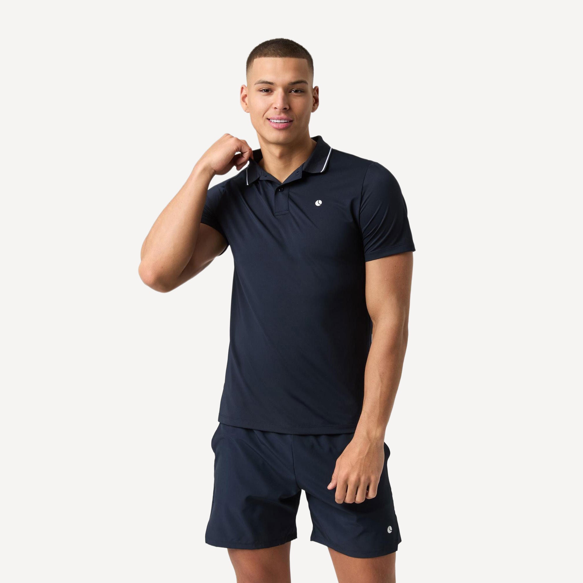Björn Borg Ace Men's Tennis Polo - Dark Blue (1)