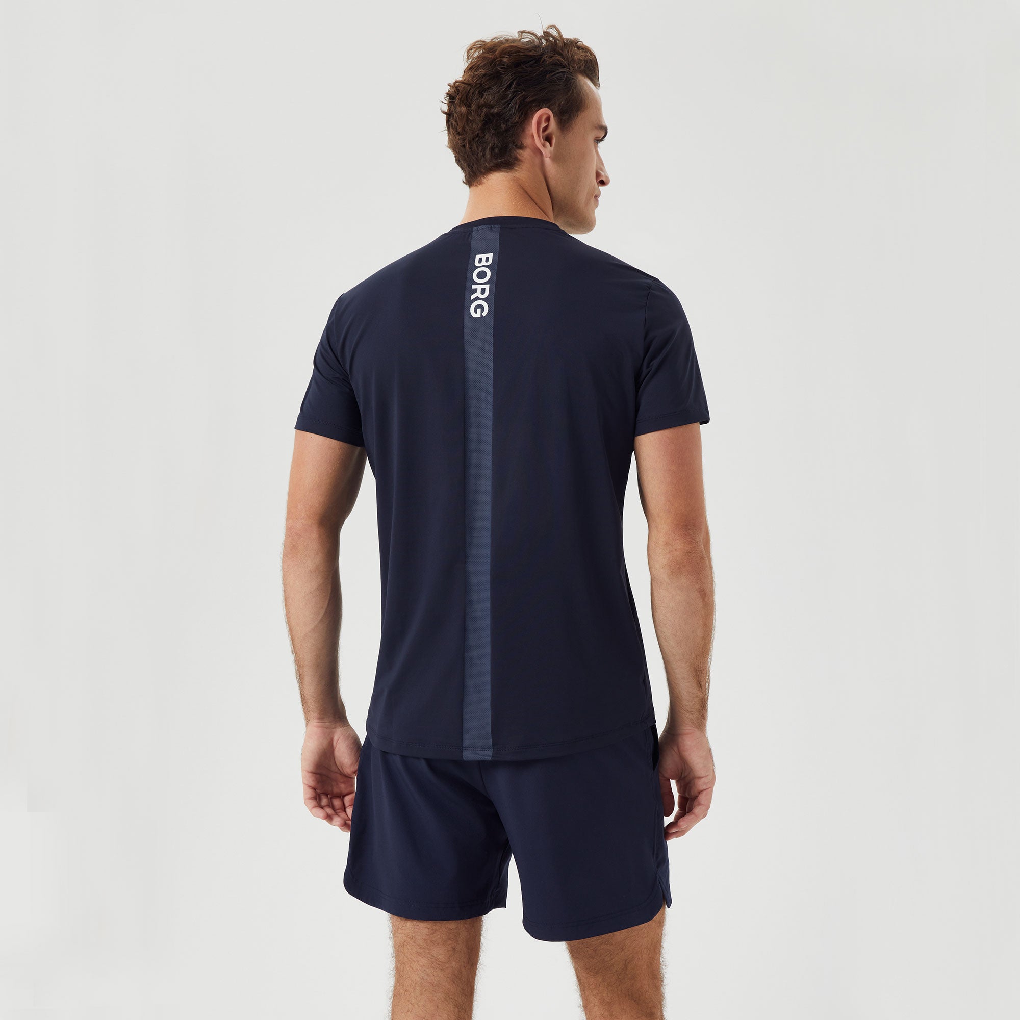 Björn Borg Ace Men's Tennis Shirt - Dark Blue (2)