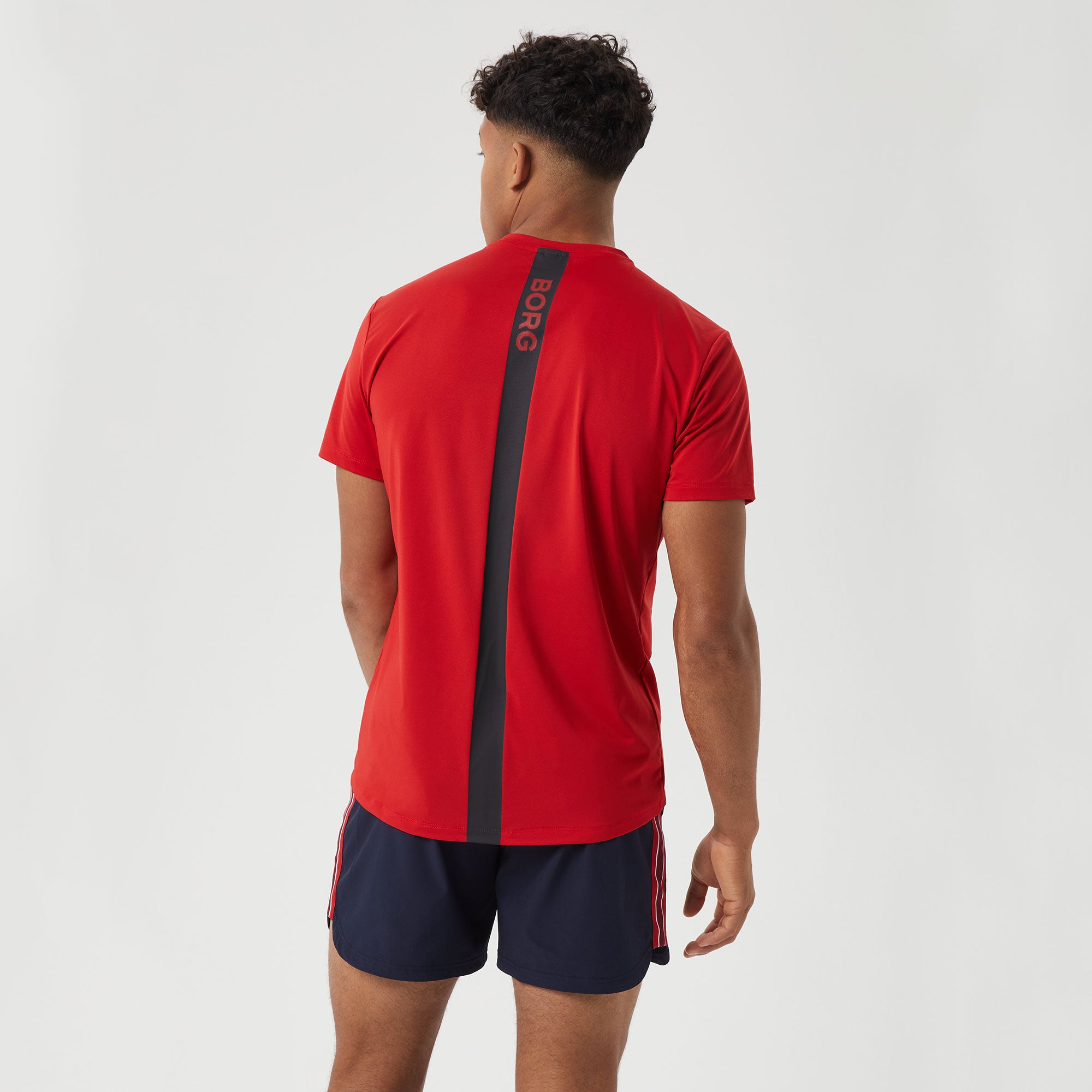 Björn Borg Ace Men's Tennis Shirt - Red (2)