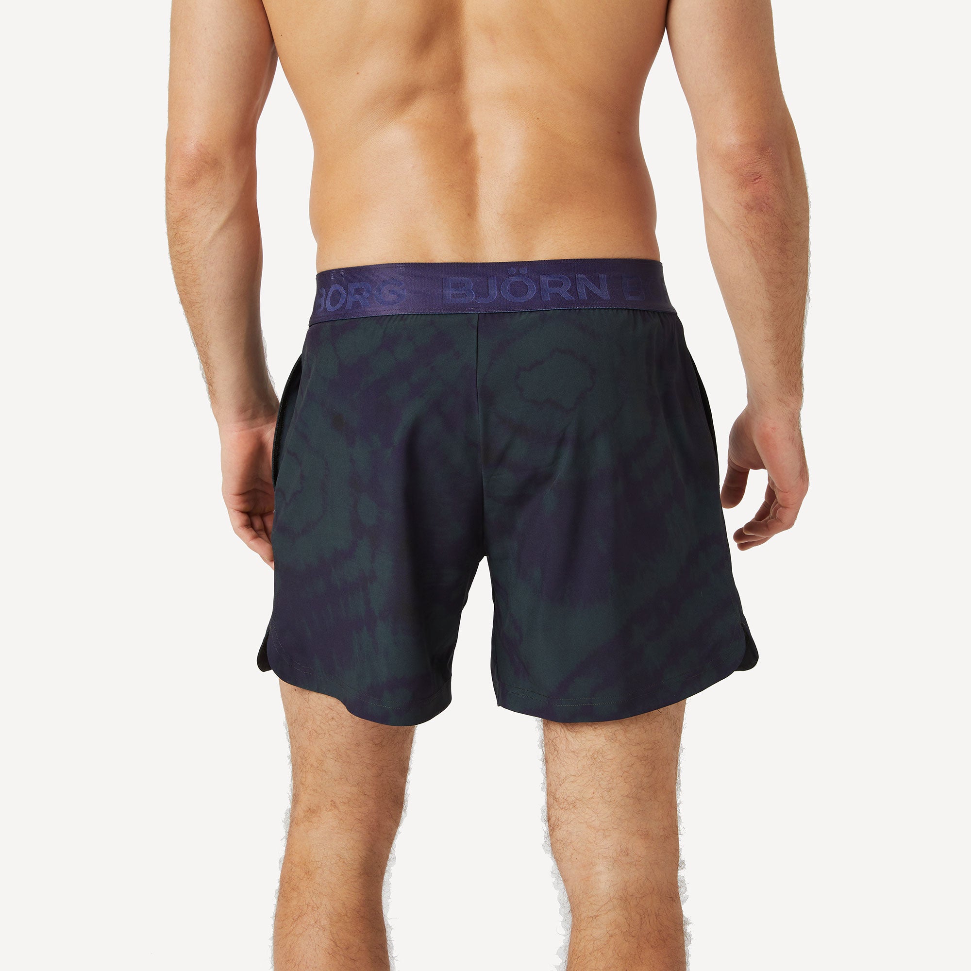 Björn Borg Ace Men's Tie Dye Short Tennis Shorts - Blue (2)