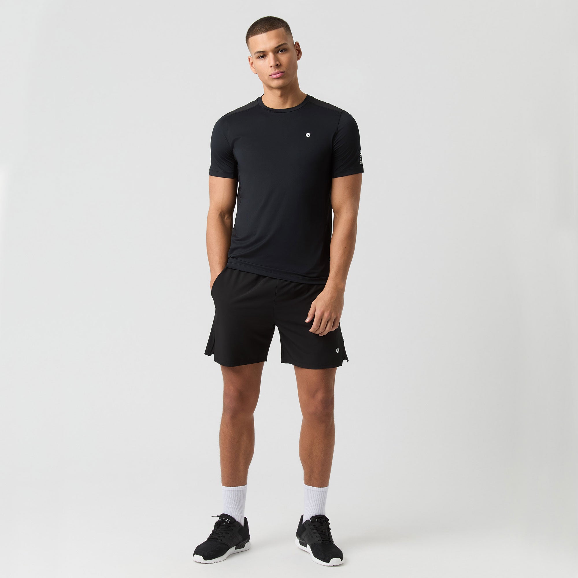 Björn Borg Ace Racquet Men's 7-Inch Tennis Shorts - Black (3)