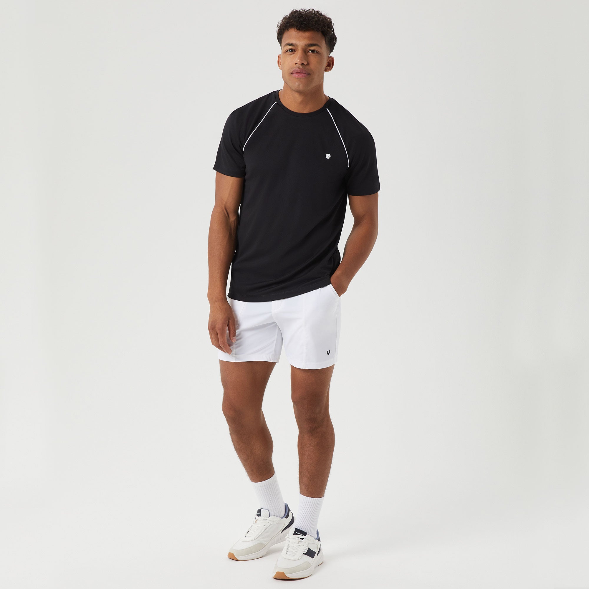 Björn Borg Ace Racquet Men's Tennis Shirt - Black (5)