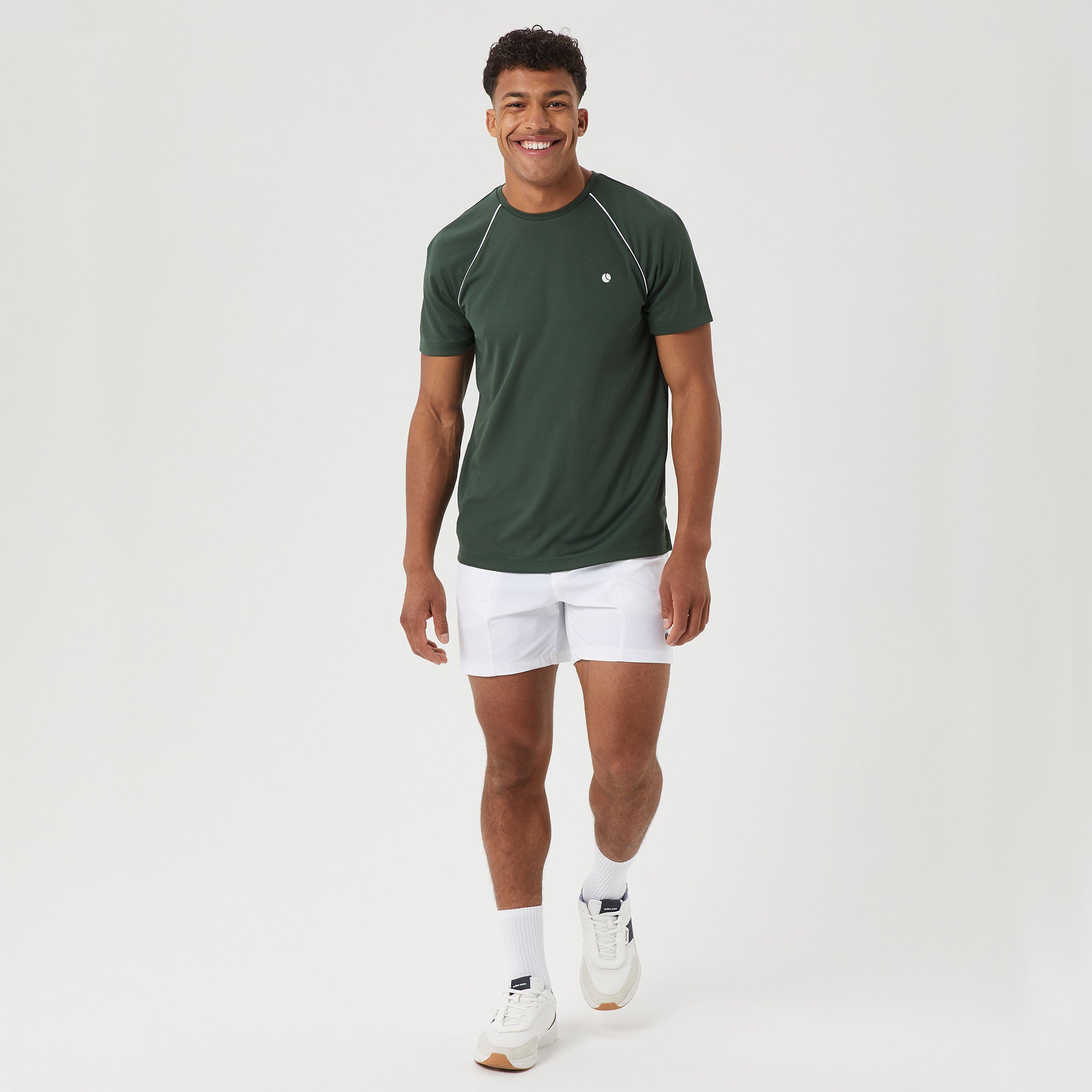 Björn Borg Ace Racquet Men's Tennis Shirt - Green (5)