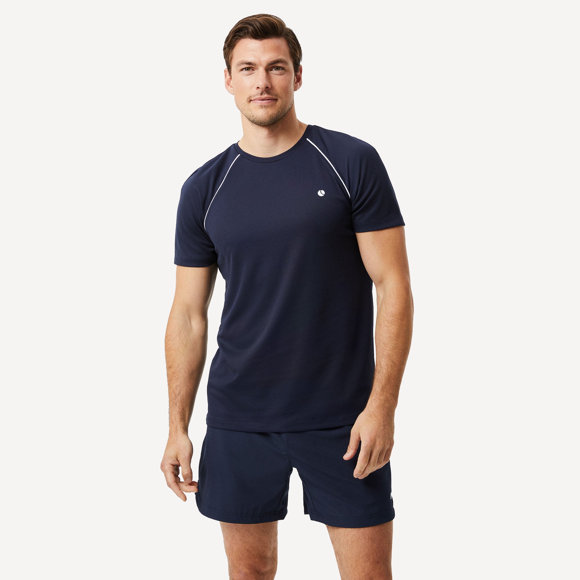 Björn Borg Ace Racquet Men's Tennis Shirt - Dark Blue (1)