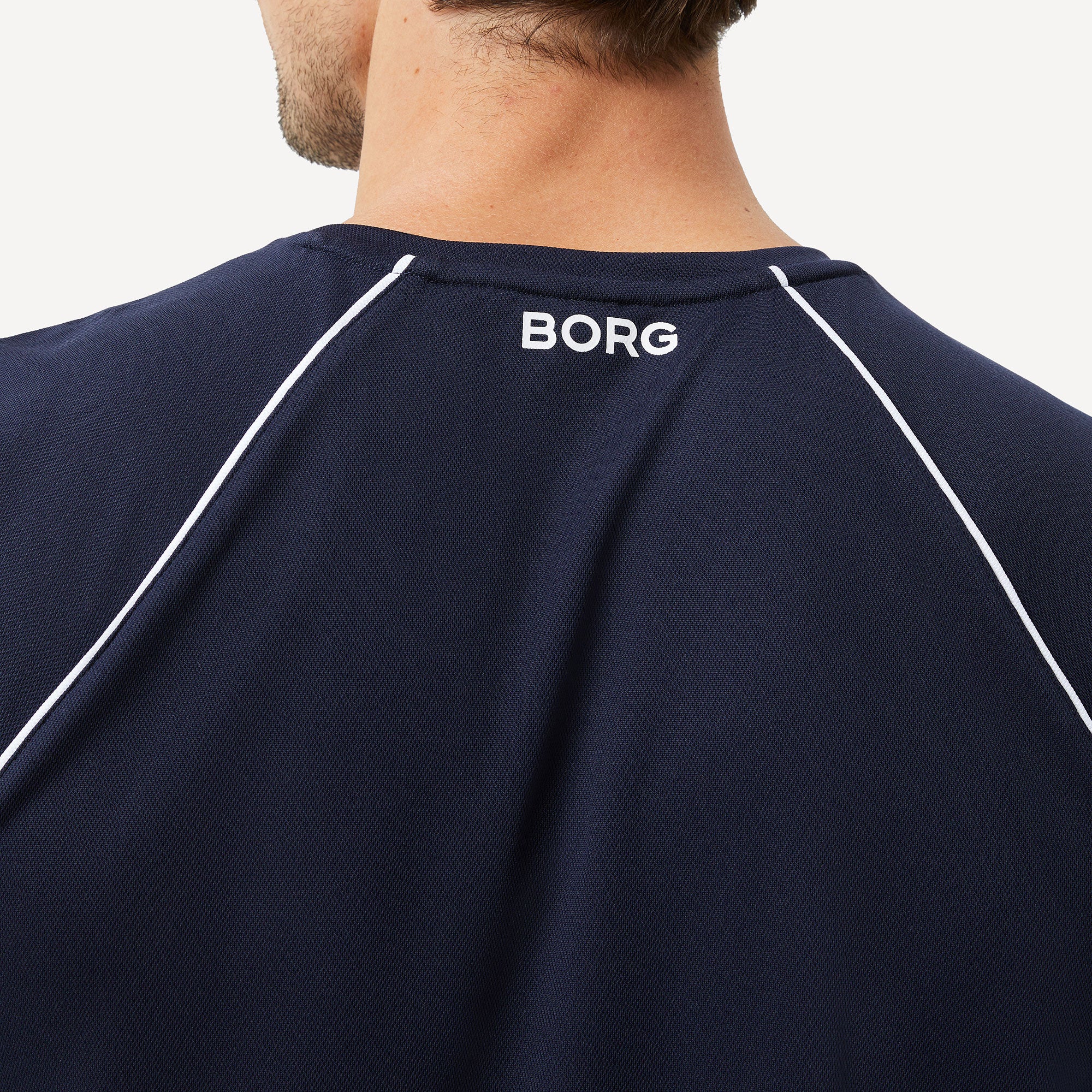 Björn Borg Ace Racquet Men's Tennis Shirt - Dark Blue (4)